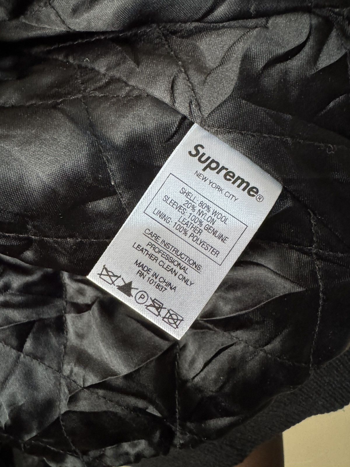 Supreme Supreme logo motion varsity jacket Size US S / EU 44-46 / 1 - 7 Thumbnail