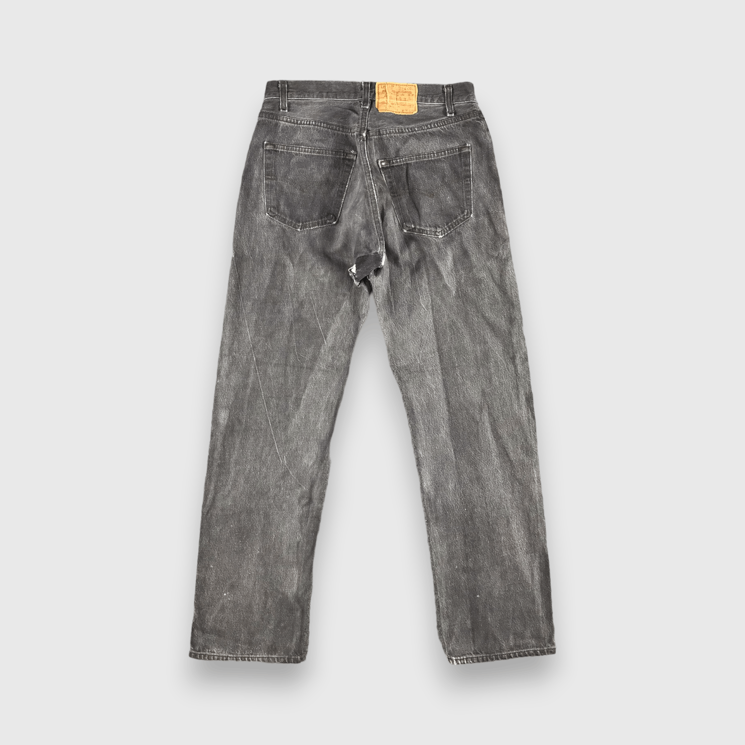 Levi's Vintage 90s Ripped Levis 501 Earth Tone Jeans-J1515 Size US 30 / EU 46 - 2 Thumbnail