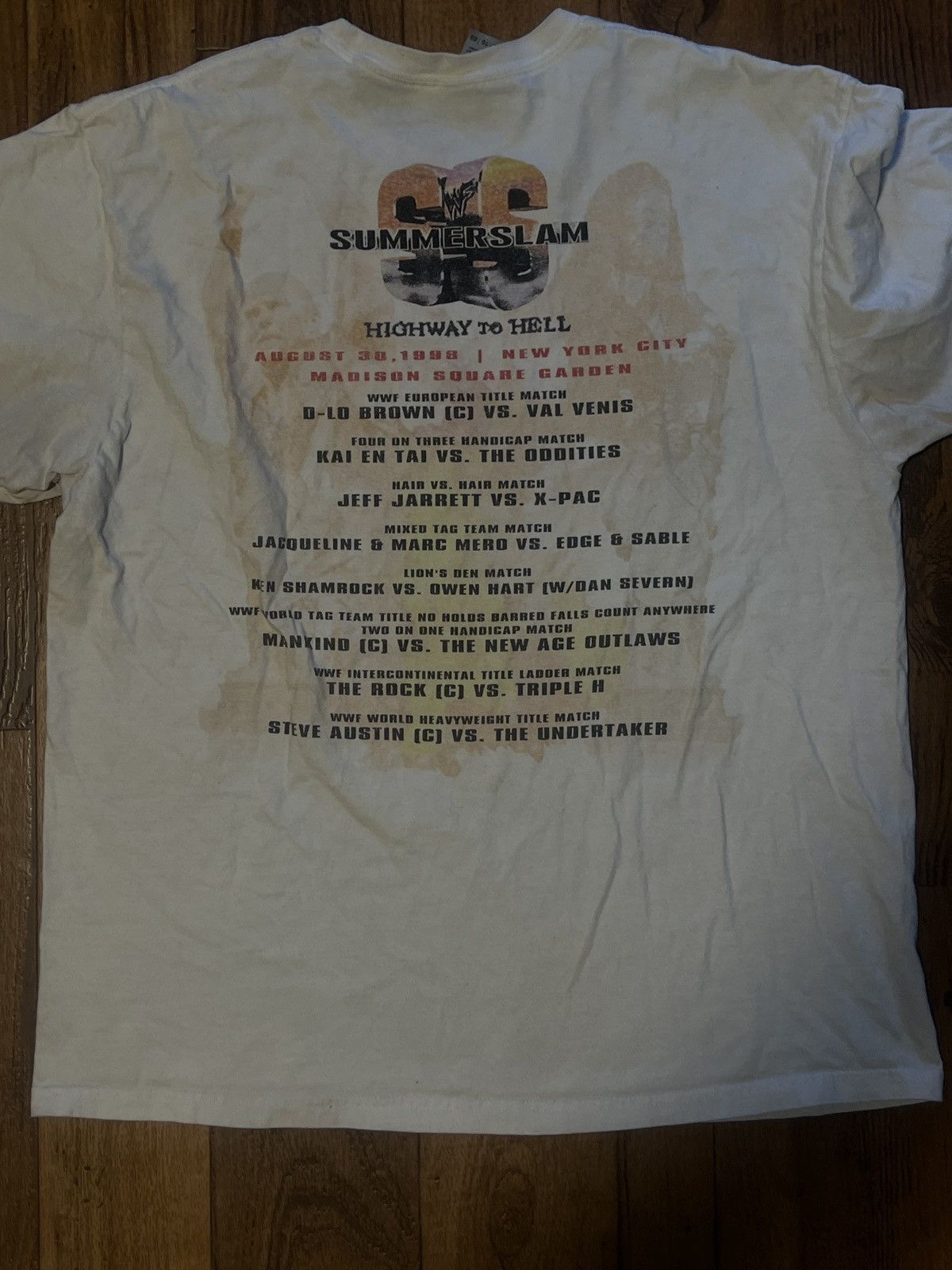 WWE WWE 1998 Summerslam Tee Size US L / EU 52-54 / 3 - 2 Thumbnail