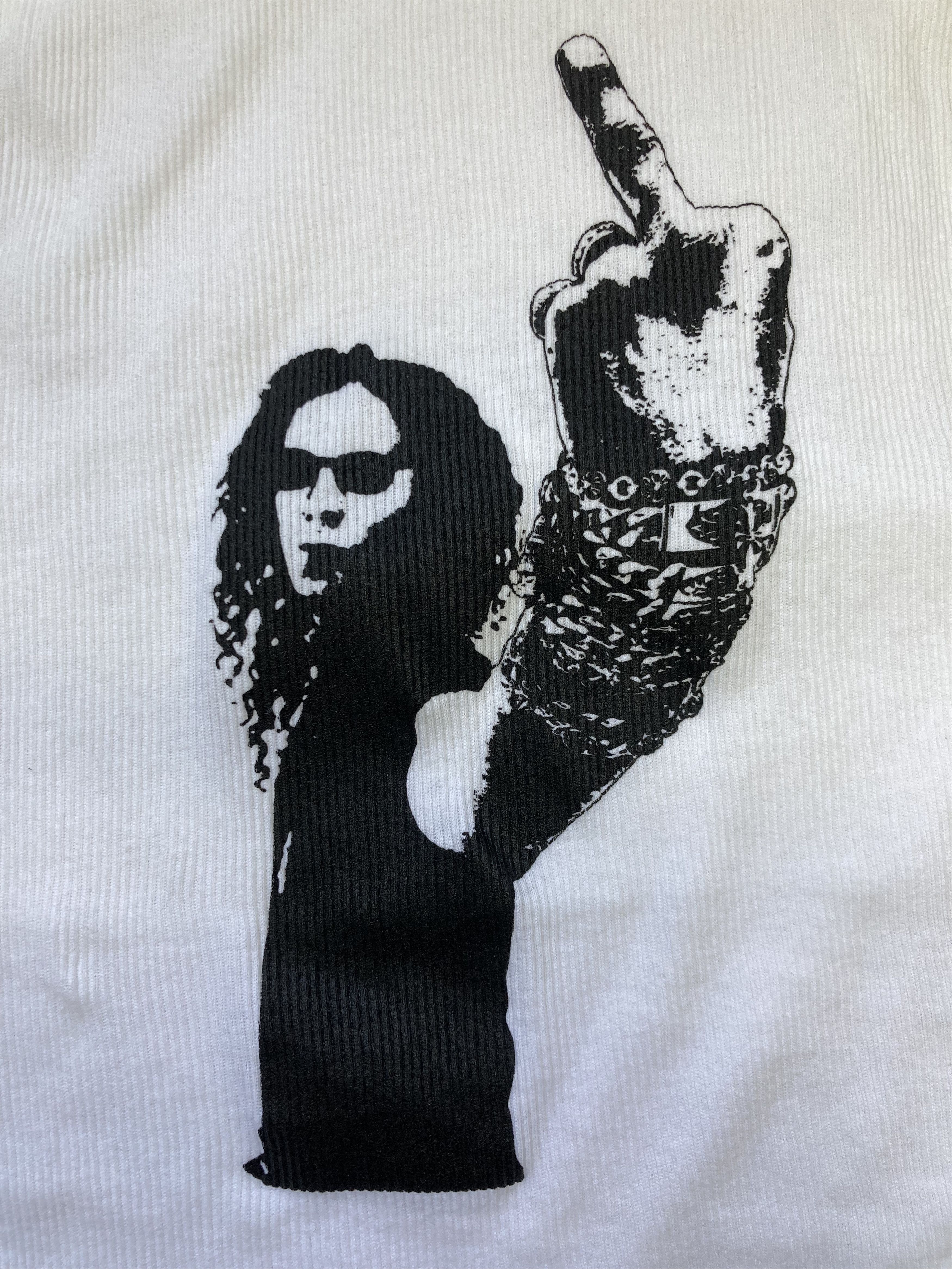 Chrome Hearts Chrome Hearts Middle Finger Graphic Tank Top Size L / US 10 / IT 46 - 3 Thumbnail