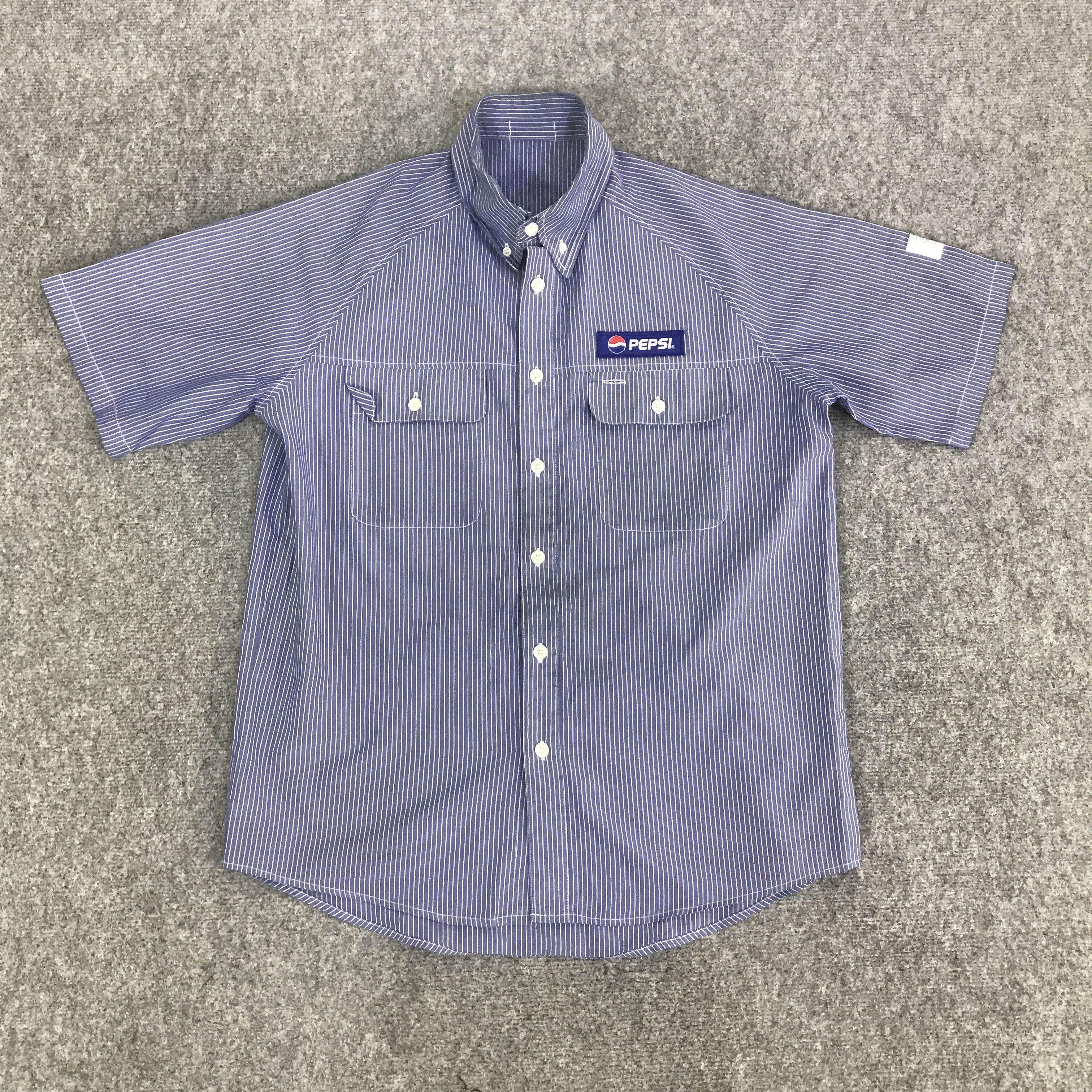 Pepsi PEPSI WORK BUTTON UP T-SHIRT K117B18 Size US L / EU 52-54 / 3 - 1 Thumbnail