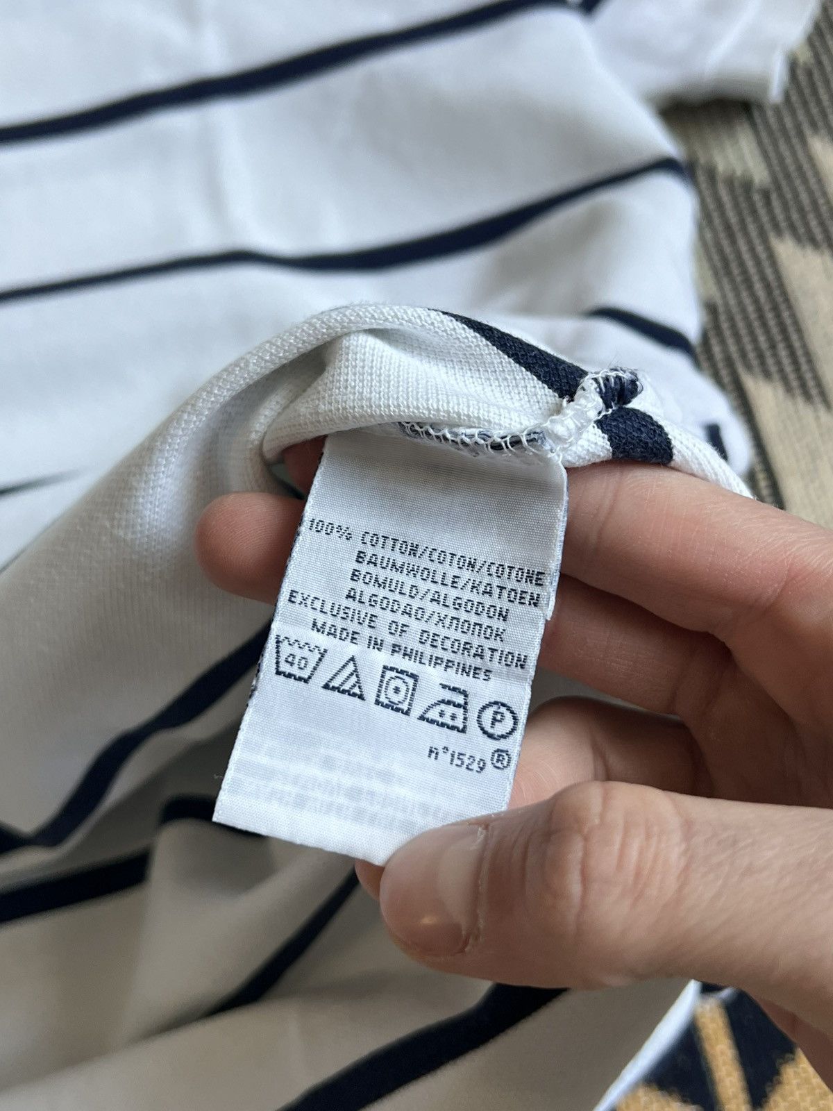 Other Vintage 90’s Polo Ralph Lauren Striped Polo T-shirt Size US XXL / EU 58 / 5 - 9 Thumbnail