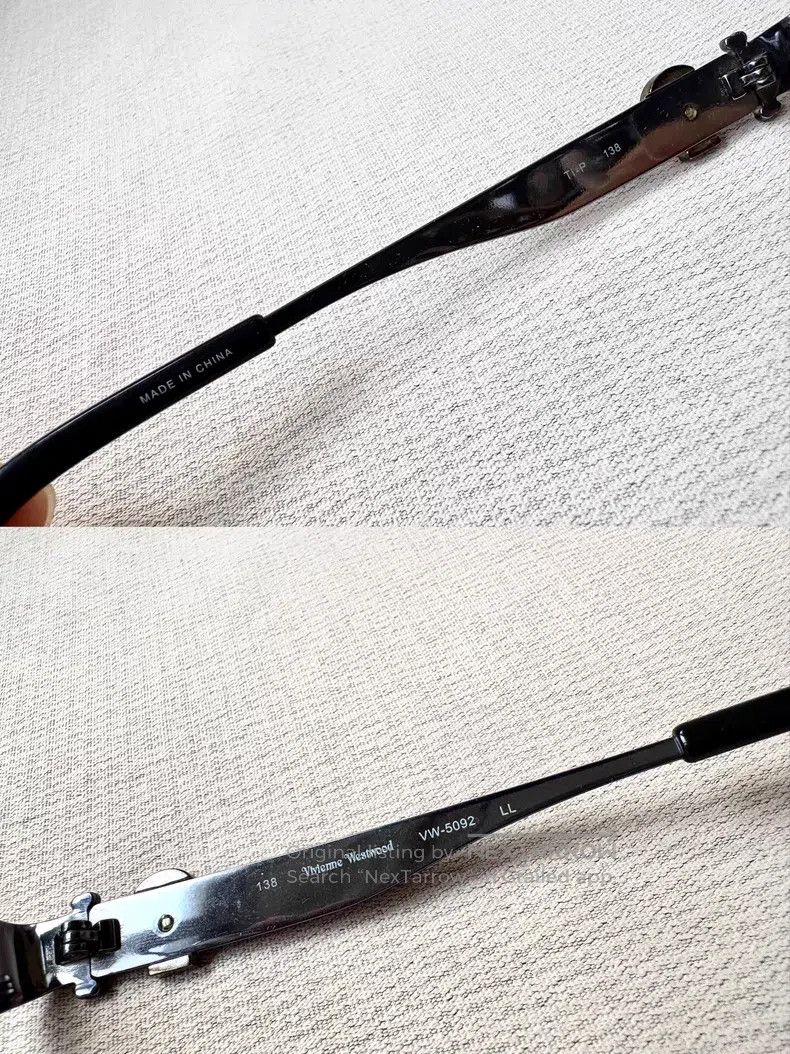 Vivienne Westwood Vivienne Westwood Vintage Skull Saturn Semi-Frame Glasses Size ONE SIZE - 5 Thumbnail