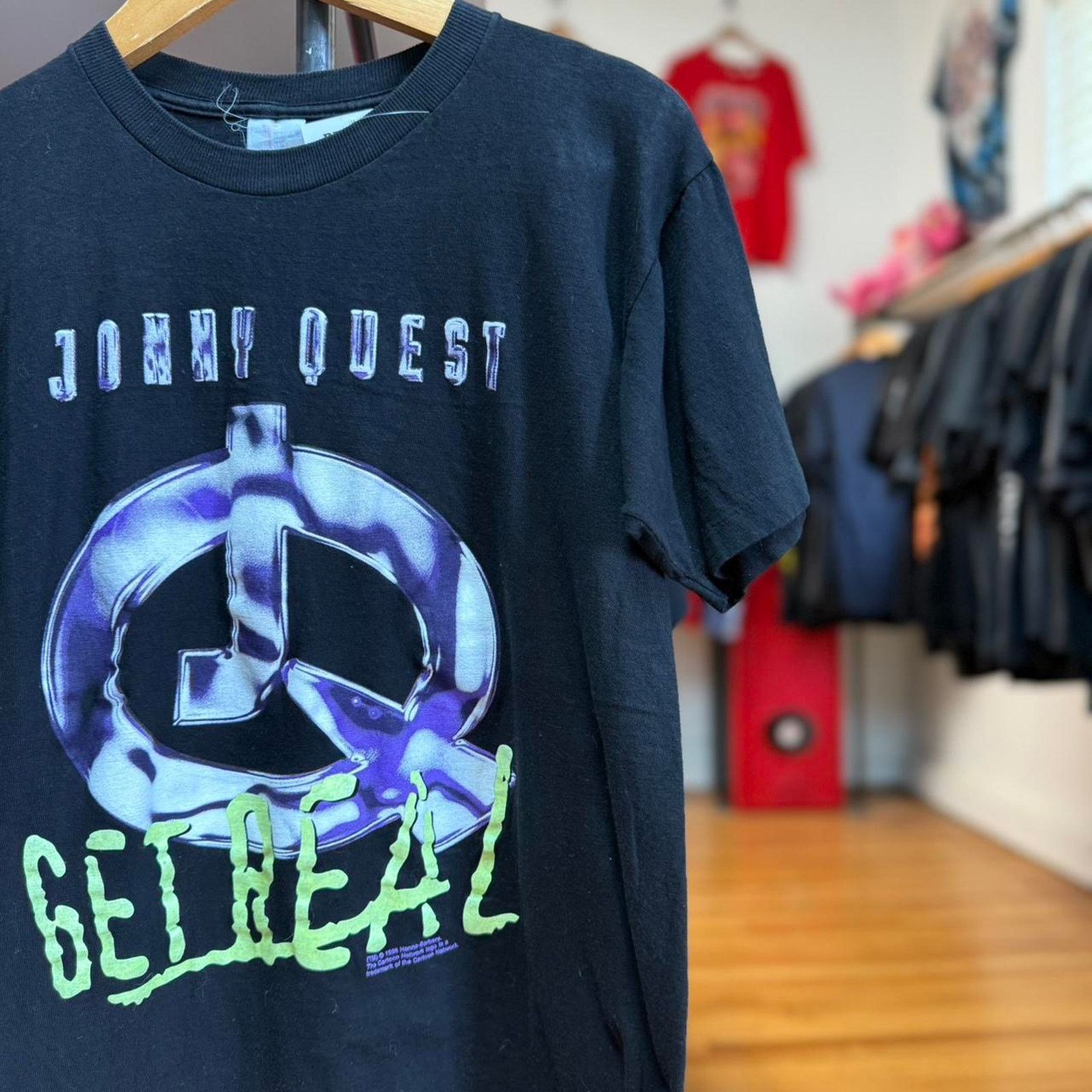 Vintage Vintage 80s Johnny Quest Get Real TV Show Promo T-Shirt Size US L / EU 52-54 / 3 - 1 Thumbnail