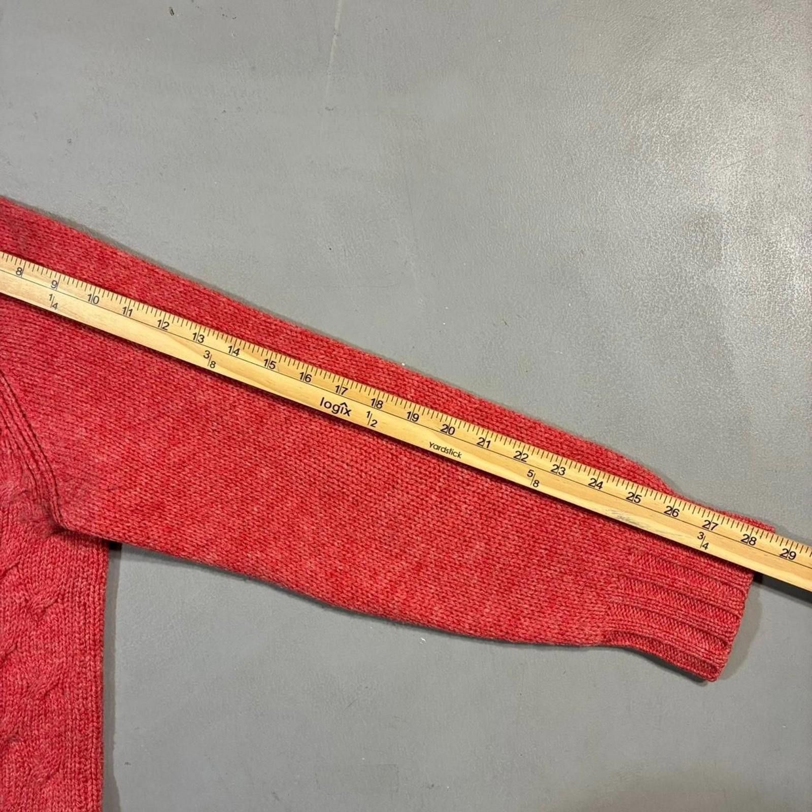 Brooks Brothers 1960s Brooks Brothers Salmon Scottish Wool Sweater Size US XL / EU 56 / 4 - 8 Thumbnail