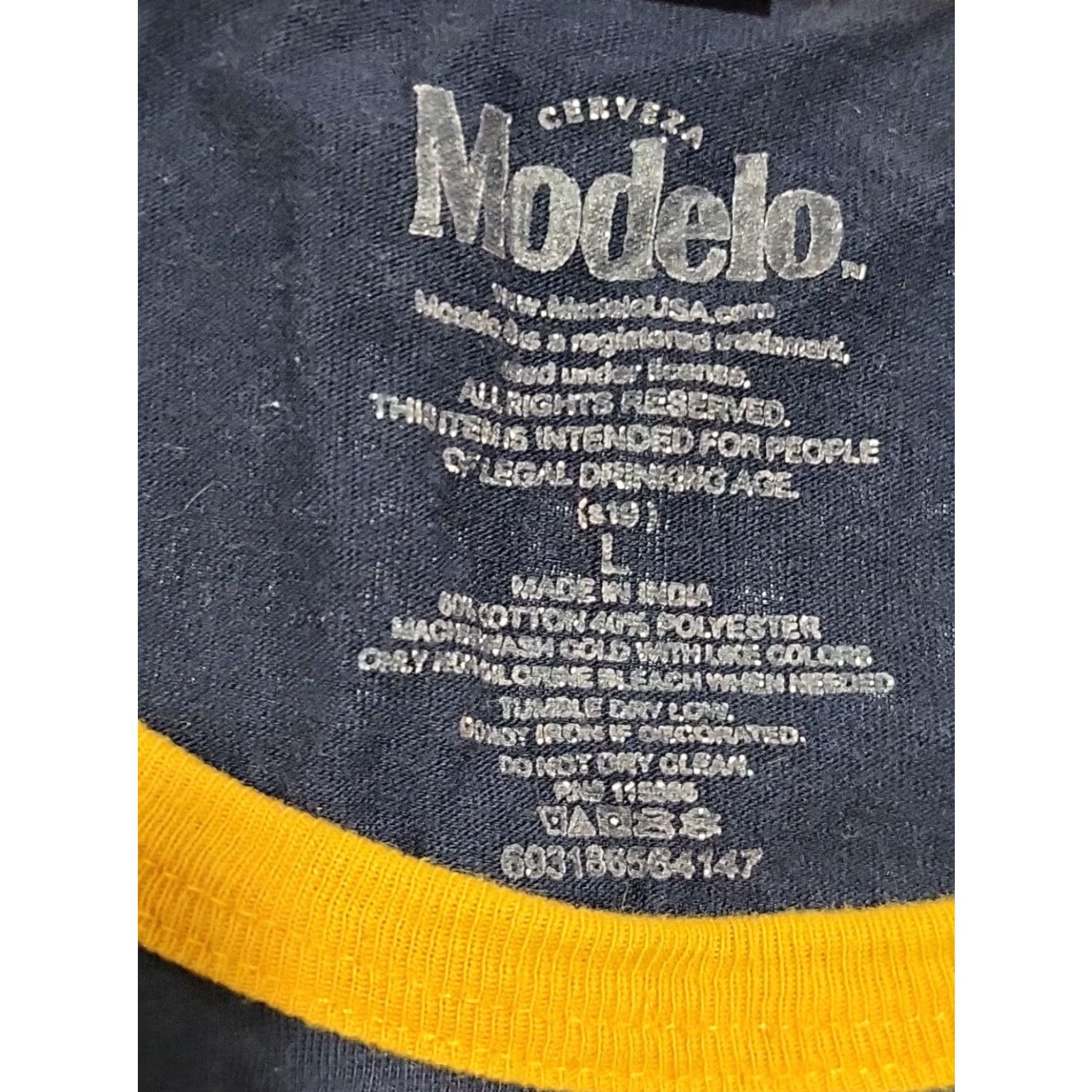 UFC MODELO TANK TOP Cerveza Especial Mens L Multicolor Cotton Shirt Beer 40/42" UFC Size US L / EU 52-54 / 3 - 6 Thumbnail