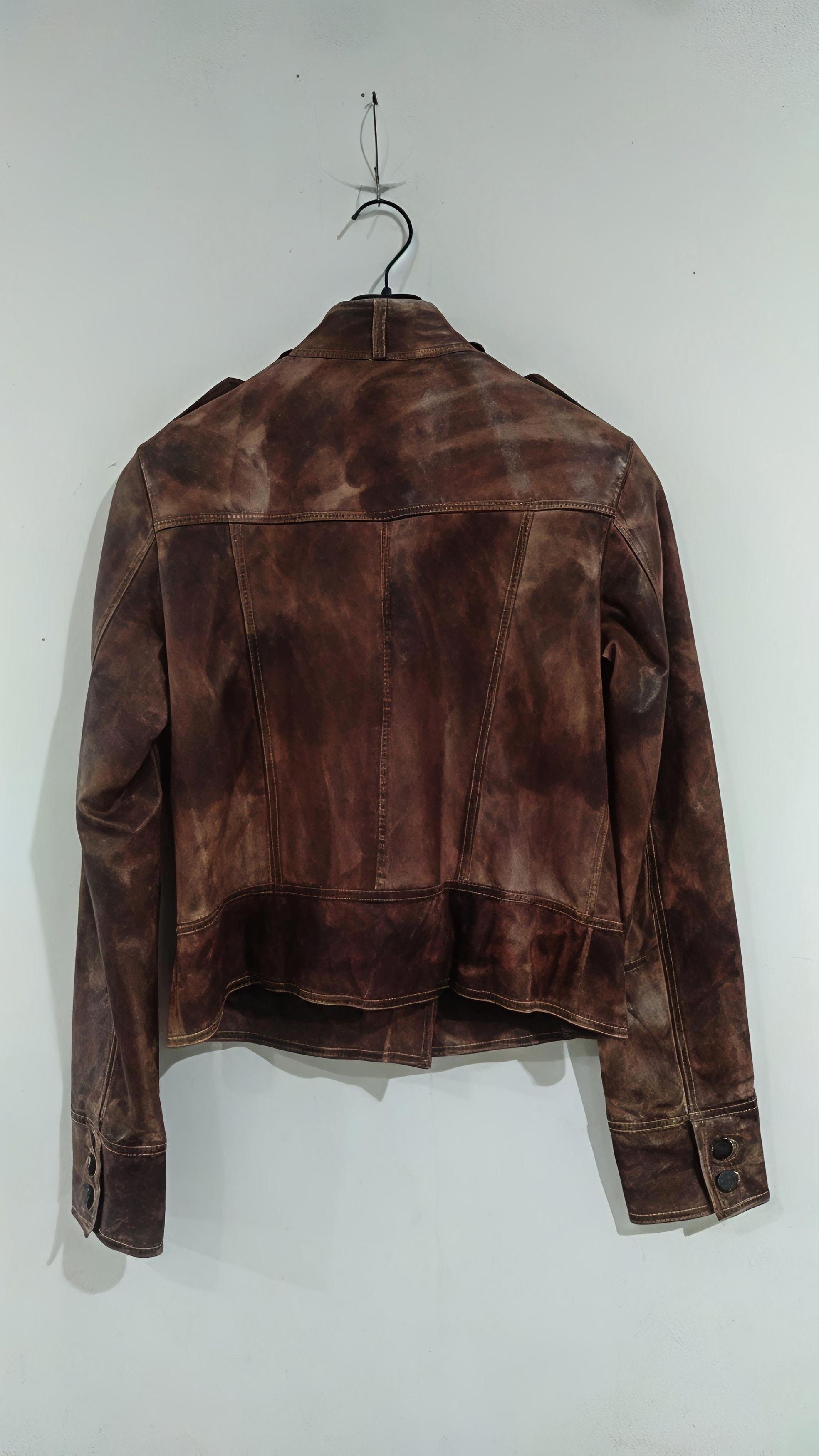Leather Vintage Alba moda leather jacket Size XS / US 0-2 / IT 36-38 - 6 Thumbnail