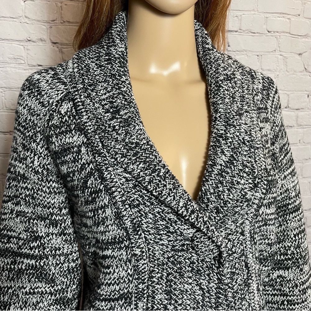 Other New Rafaella Cotton Blend Knit 3/4 Sleeve Grey Cardigan Siz Size M / US 6-8 / IT 42-44 - 2 Thumbnail