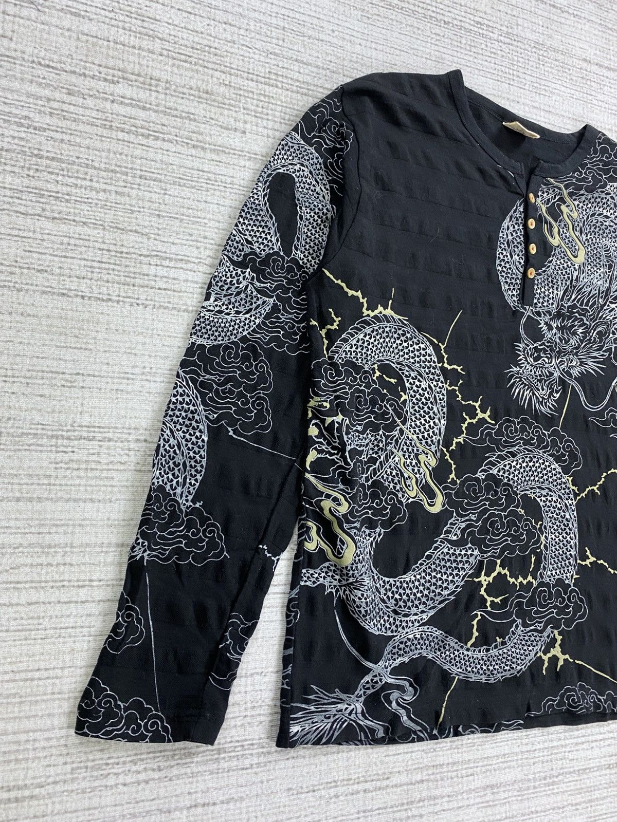 Dragonfly × Japanese Brand × Vintage Vintage Dragonfly Japan Full Printed Embroidery Shirt Size US M / EU 48-50 / 2 - 3 Thumbnail
