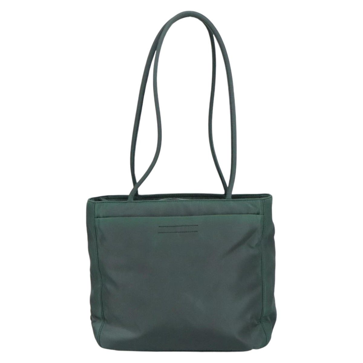 Prada Khaki Synthetic Tote Bag (Pre-Owned) Size ONE SIZE - 1 Thumbnail