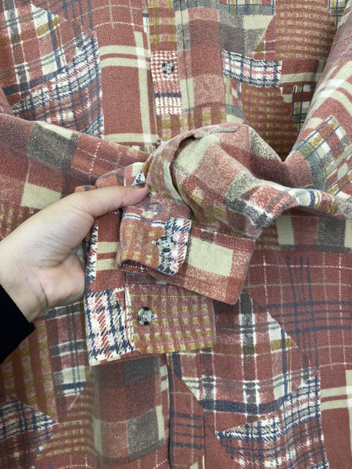 Flannel × Japanese Brand × Vintage Vintage Sudbury Chips Button Shirt Size US L / EU 52-54 / 3 - 8 Thumbnail