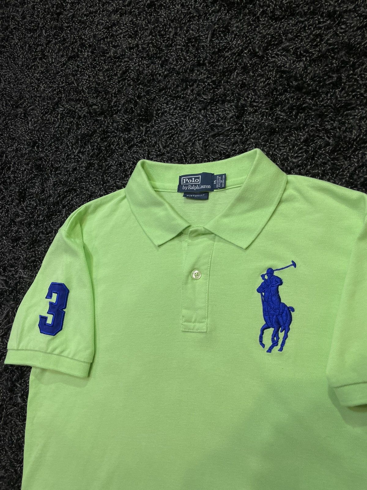 Polo Ralph Lauren × Rugby Ralph Lauren × Vintage VINTAGE POLO RALPH LAUREN 3 BIG PONY Polos Embroidered Tee Size US M / EU 48-50 / 2 - 3 Thumbnail