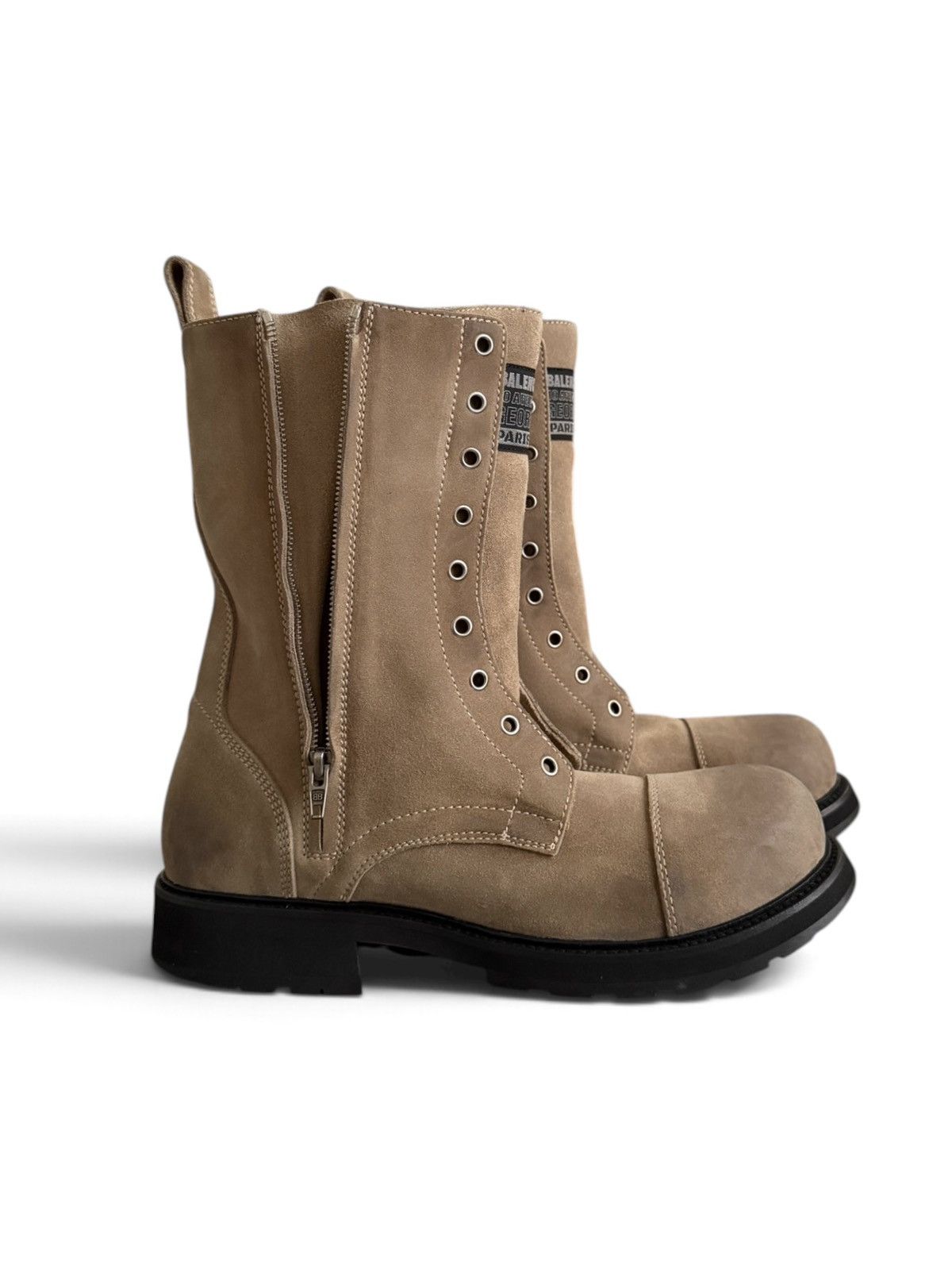 Balenciaga Balenciaga Truck Lace-Up Suede Boots Size US 8.5 / EU 41-42 - 4 Thumbnail