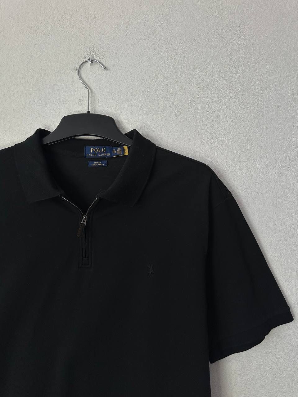 Polo Ralph Lauren Polo Ralph Lauren Quarter Zip Polo Shirt Black Mens 2XL Size US XXL / EU 58 / 5 - 5 Thumbnail