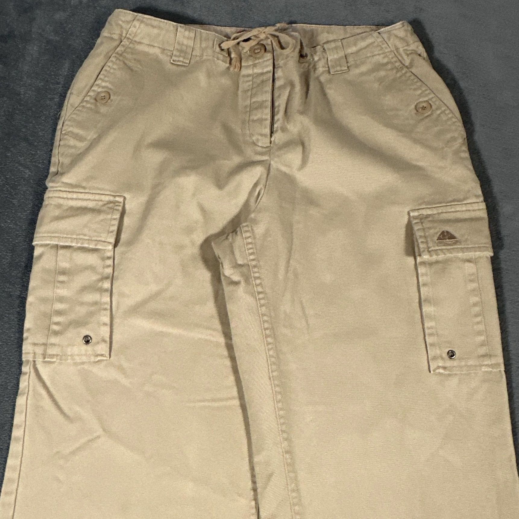 Nike VINTAGE Nike ACG Pants Womens 10 Beige Cargo All Conditions Gear Convertible Hiking Size 32" / US 10 / IT 46 - 2 Thumbnail