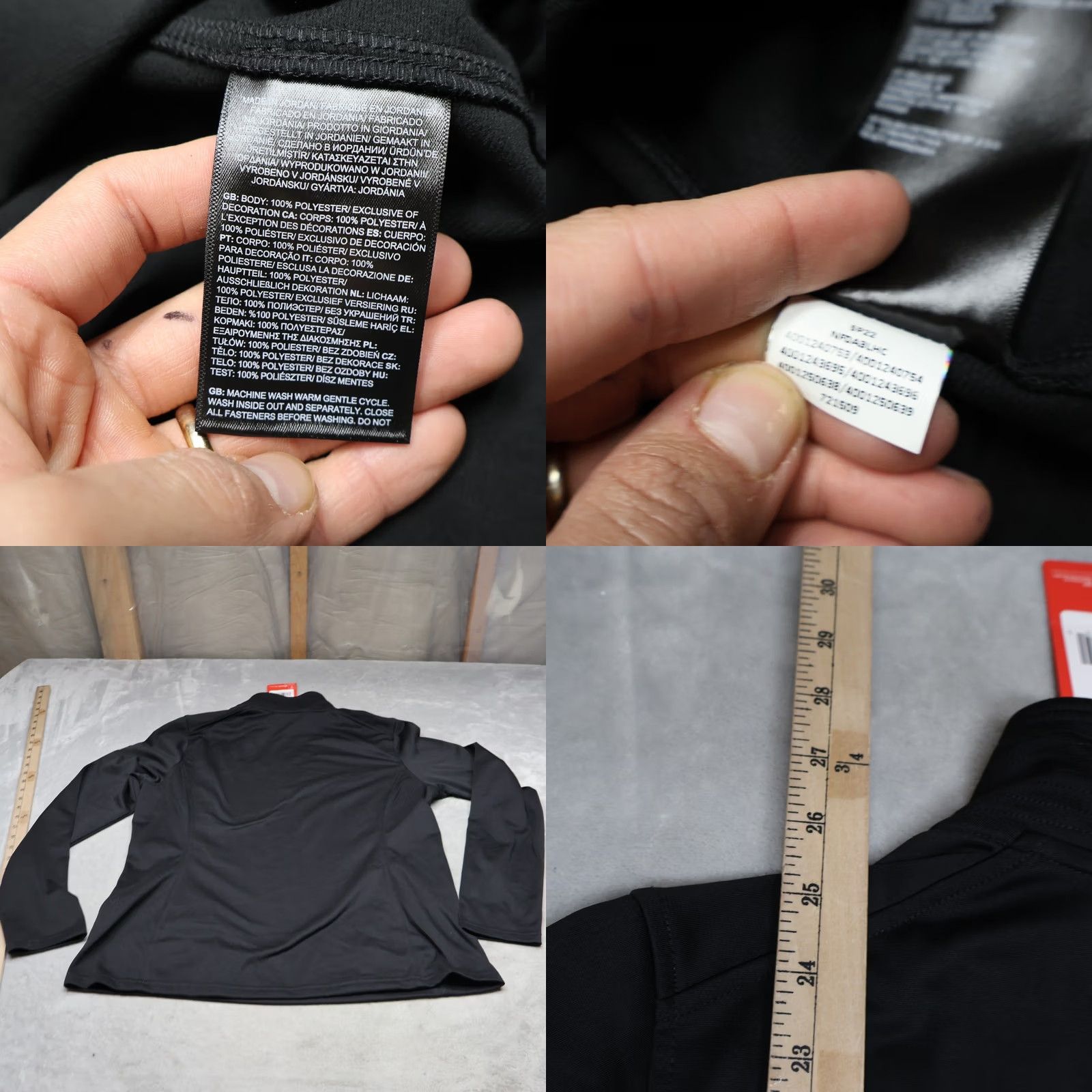 The North Face The North Face Hoodie Women L Black Pullover 1/4 Zip Apex Bionic 2 LOGO NWD Size L / US 10 / IT 46 - 9 Thumbnail