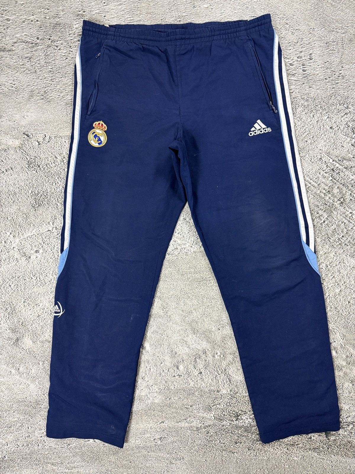 Adidas Real Madrid Adidas tracksuit White Blue 05/06 Vintage Size US M / EU 48-50 / 2 - 10 Thumbnail