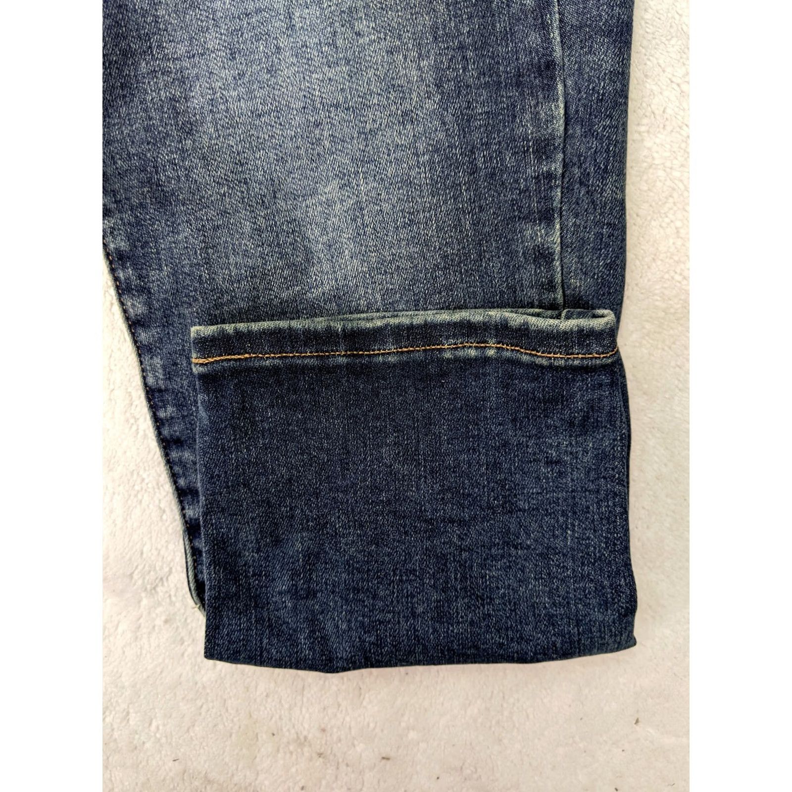 Lucky Brand Lucky Brand Jeans Skinny Womens 20 35 Blue Med Wash High Rise Ava Mid Rise Inseam 27 in Zip Fly Button Waist Stretch Denim JC Women Jeans Size 42" / US 20 - 2 Thumbnail