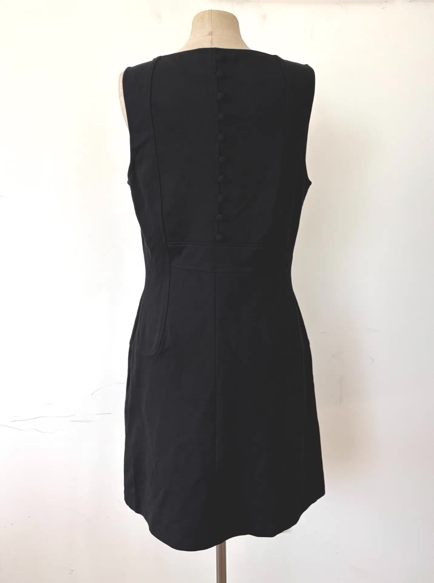 Liu Jo Liu Jo Women's Bow-Decorated Little Black Dress Ｑ21 Size L / US 10 / IT 46 - 2 Thumbnail