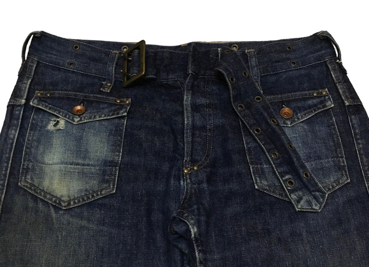 14th Addiction × Le Grande Bleu (L.G.B.) × Paul Smith Red Ear Rare Design Vintage Brand Paul Smith Red Ear Jeans 2000s Size US 36 / EU 52 - 6 Thumbnail