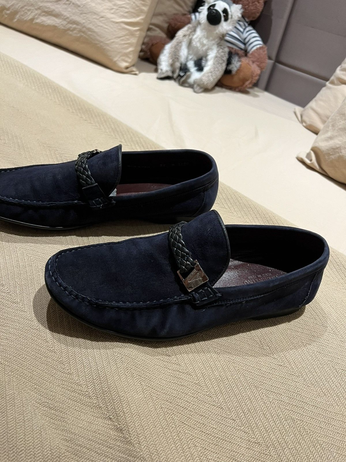 Valentino Valentino Suede Loafers Size US 7.5 / EU 40-41 - 10 Thumbnail