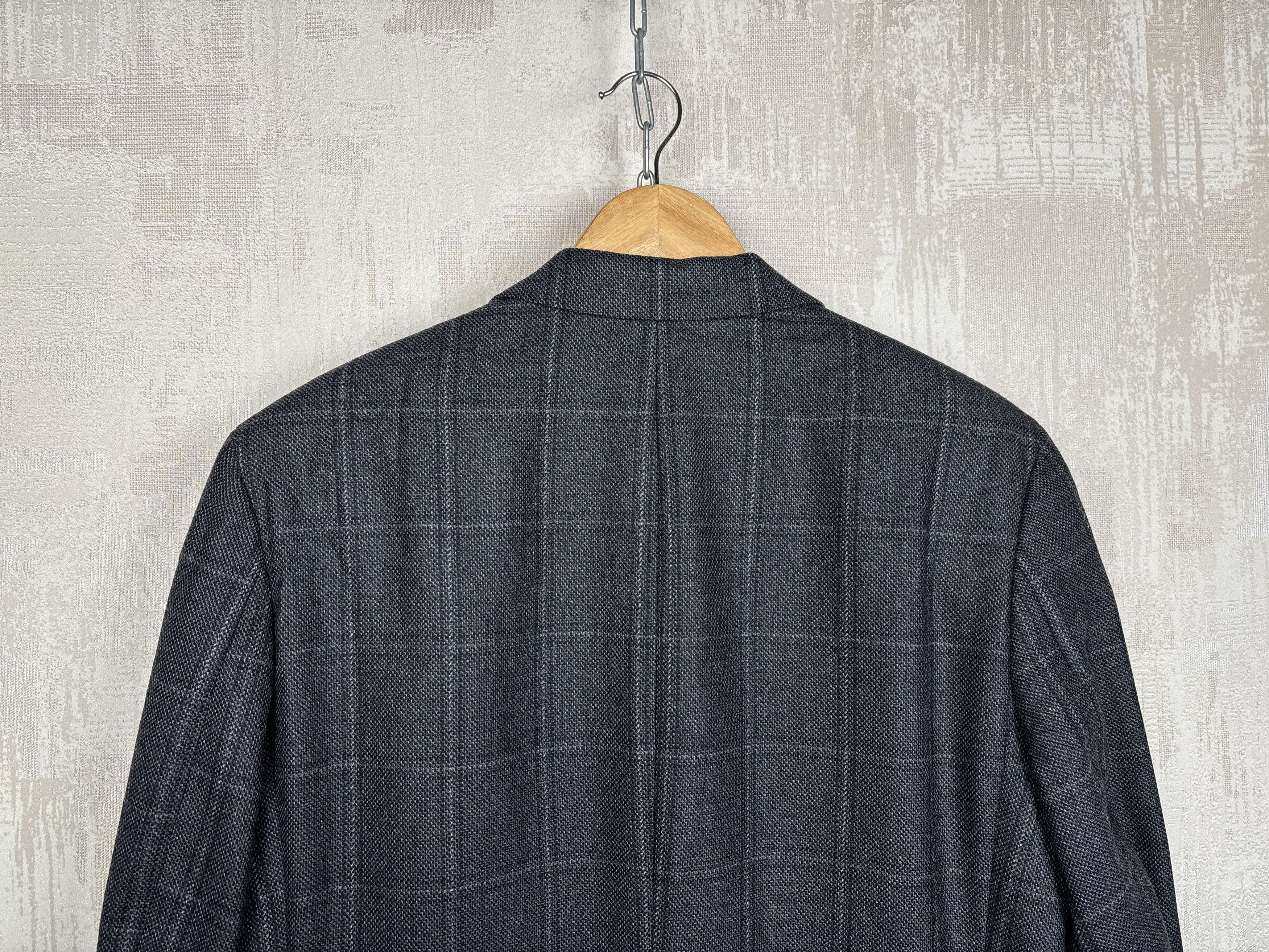 Other Mario Barutti x Cashalana Wool Cashmere Blend Check Blazer Size 38R - 14 Thumbnail