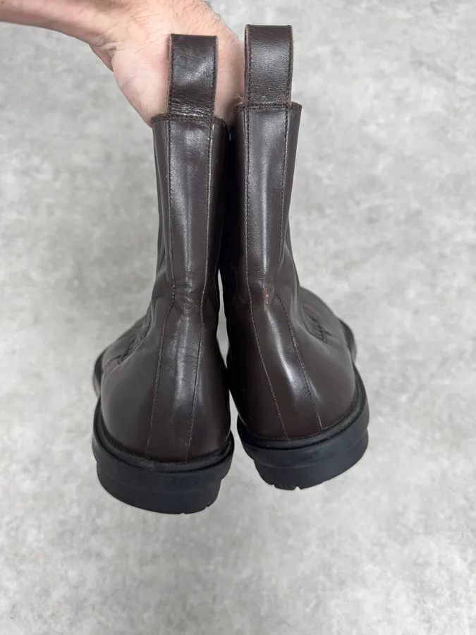 Gucci 2000s Gucci Brown Chelsea Boots Size US 10 / EU 43 - 6 Thumbnail