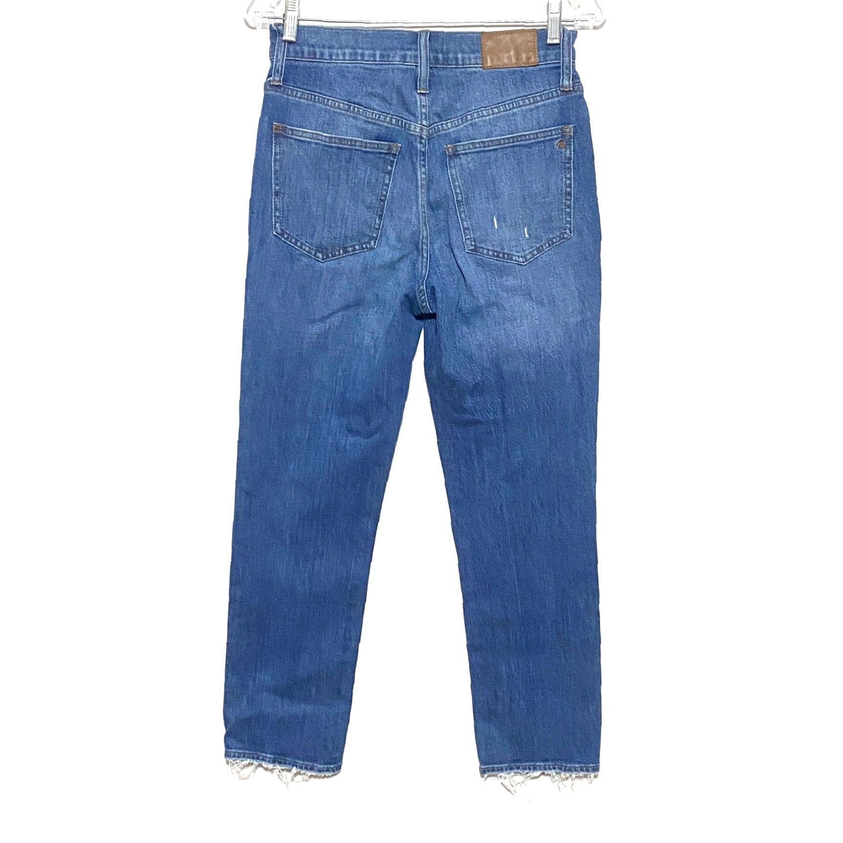 Madewell VINTAGE Madewell The Perfect Cropped Jeans 26 Raw Hem Stretch Capsule Y2K Jeans Womens Size 27" / US 4 / IT 40 - 2 Thumbnail