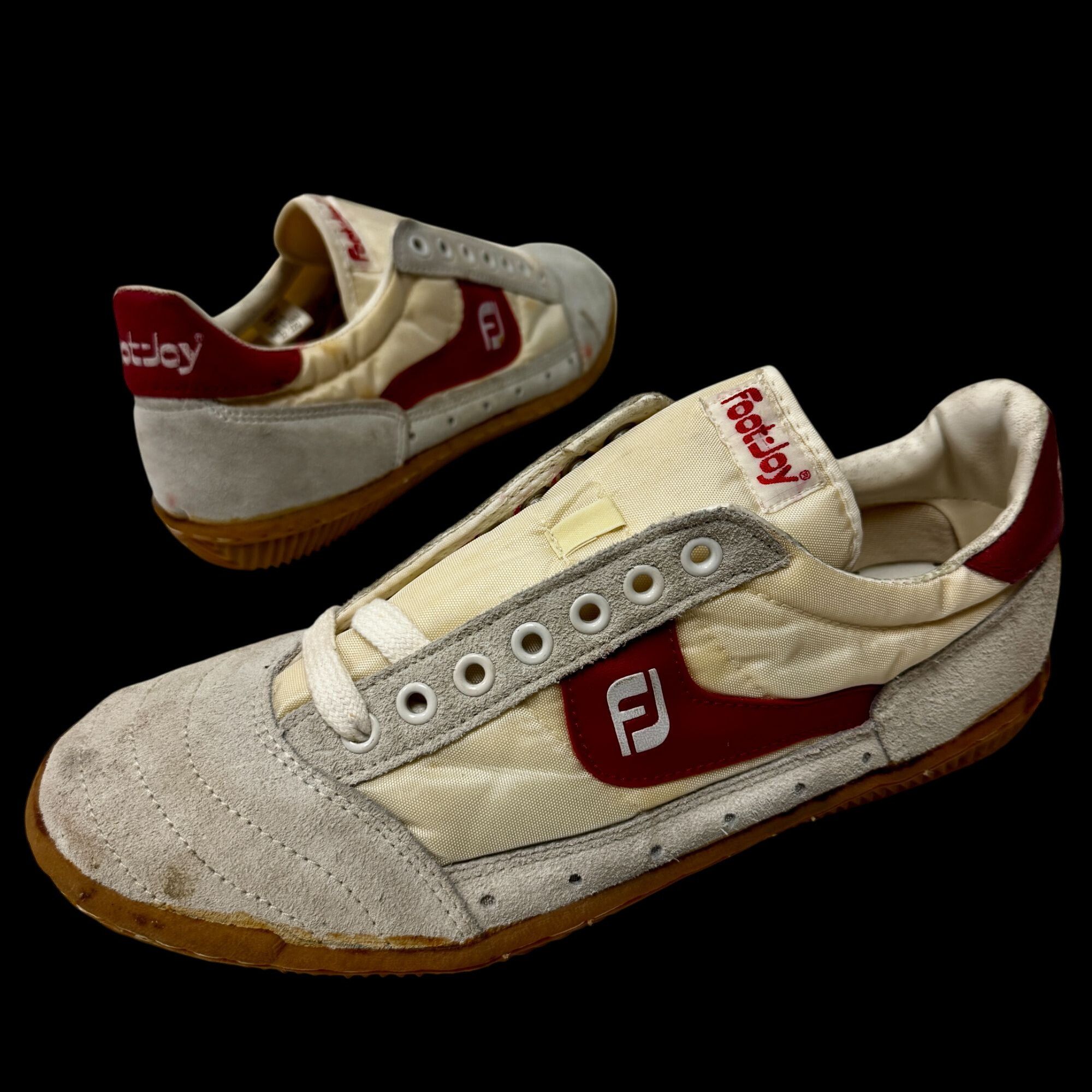Footjoy NOS Court Sneakers 70’s 80’s Gum Sole Tennis Shoes DEADSTOCK Size US 10.5 / EU 43-44 - 1 Thumbnail