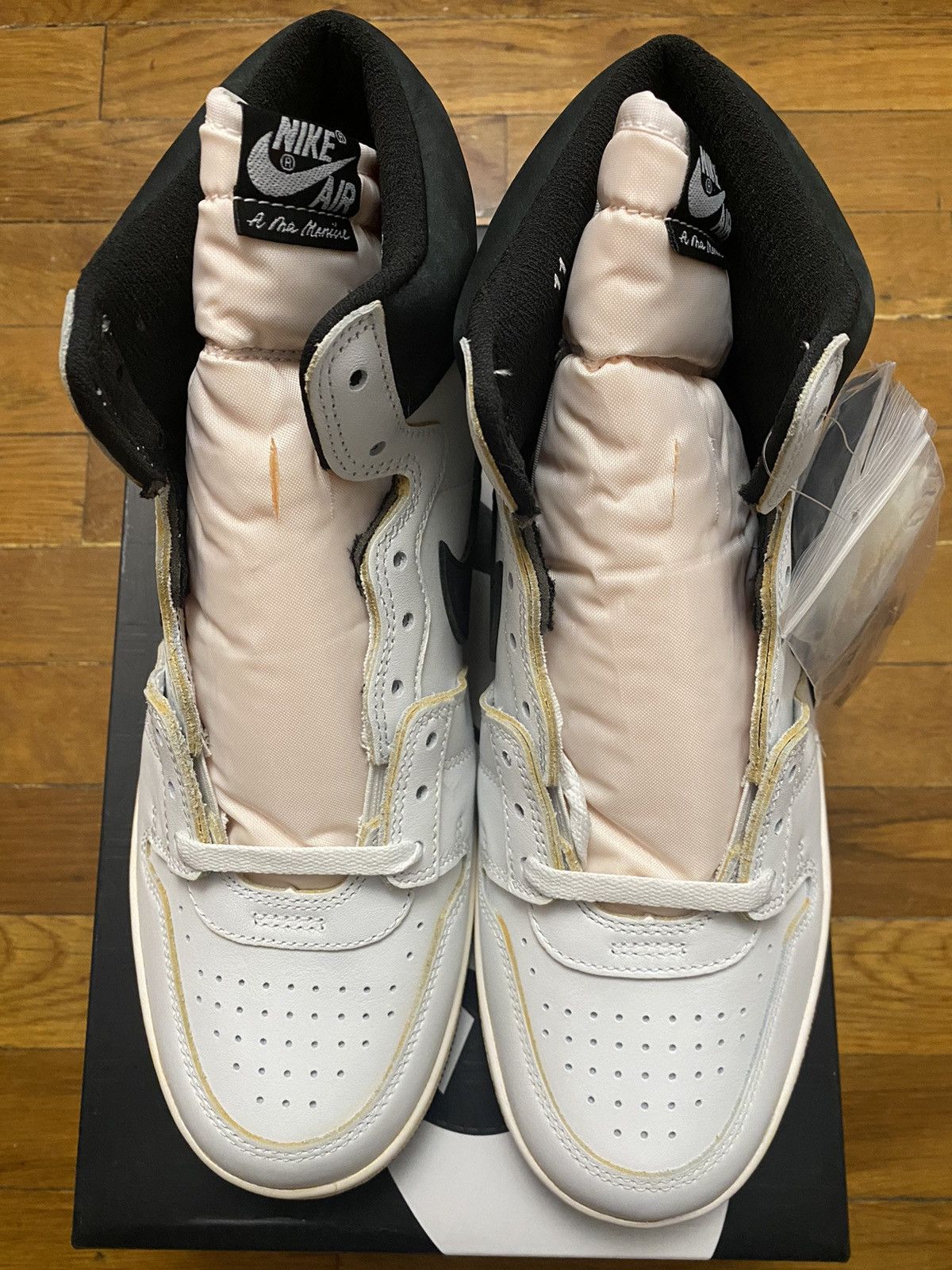 A Ma Maniere × Jordan Brand × Nike Size 11 - Jordan Air Ship x A Ma Maniere Black Oreo Men's Size US 11 / EU 44 - 4 Thumbnail