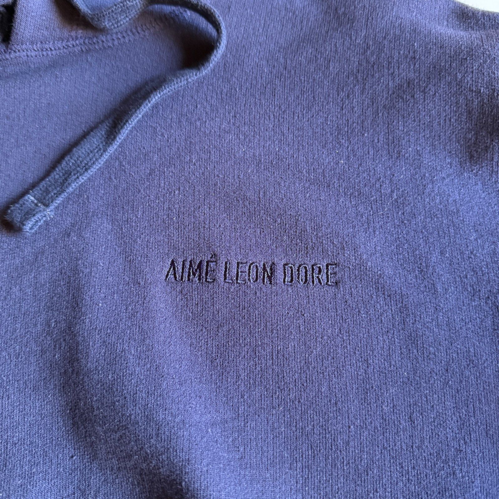 Aime Leon Dore Aimé Leon Dore Classic Logo Hoodie in Navy Blue Size US M / EU 48-50 / 2 - 2 Thumbnail