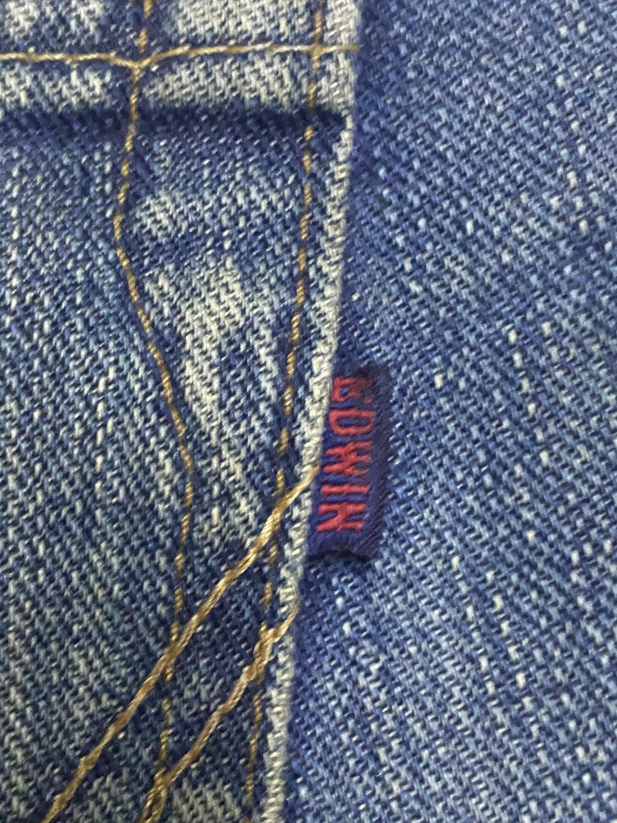 Edwin Vintage Edwin 404 Crazy Mud Wash Distressed Jeans Size US 34 / EU 50 - 18 Thumbnail