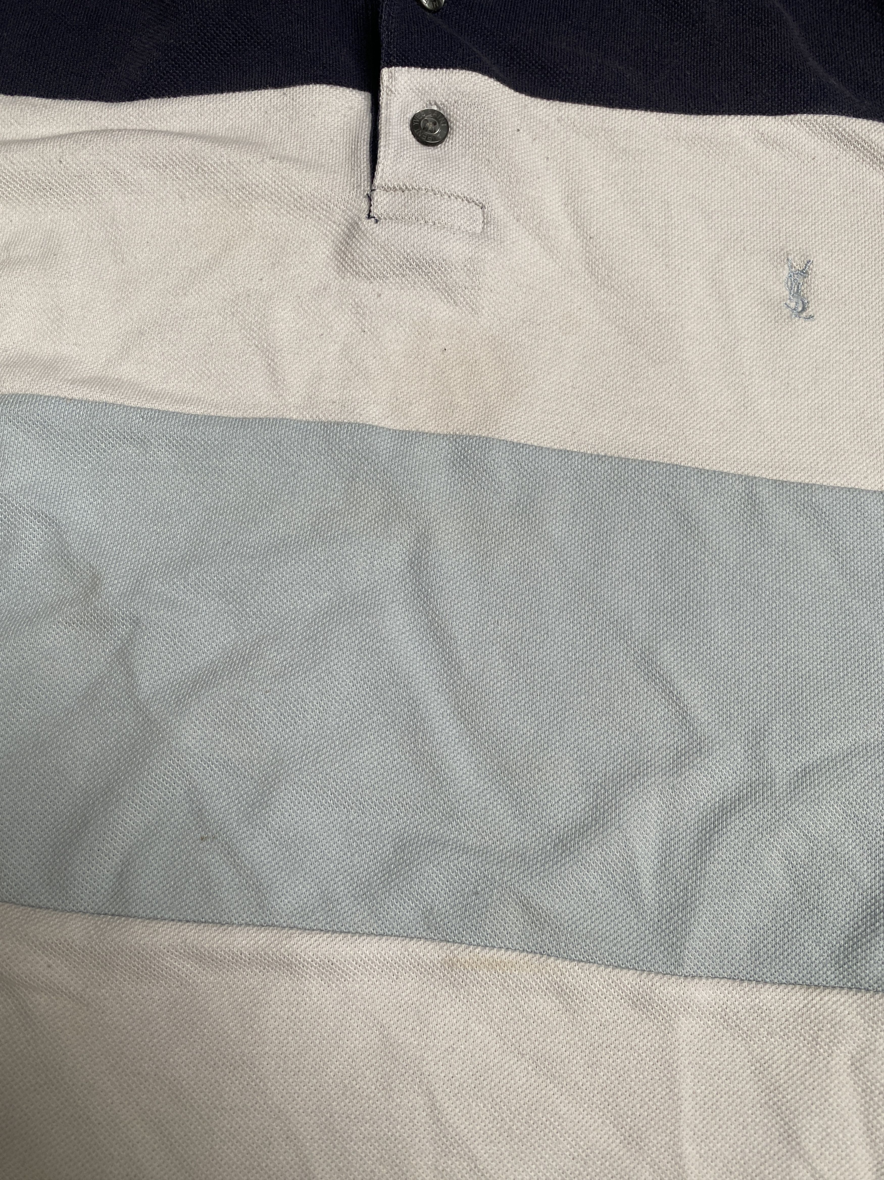 Yves Saint Laurent YSL Yves Saint Laurent small logo polo t-shirt tee vintage Size US XXL / EU 58 / 5 - 6 Thumbnail