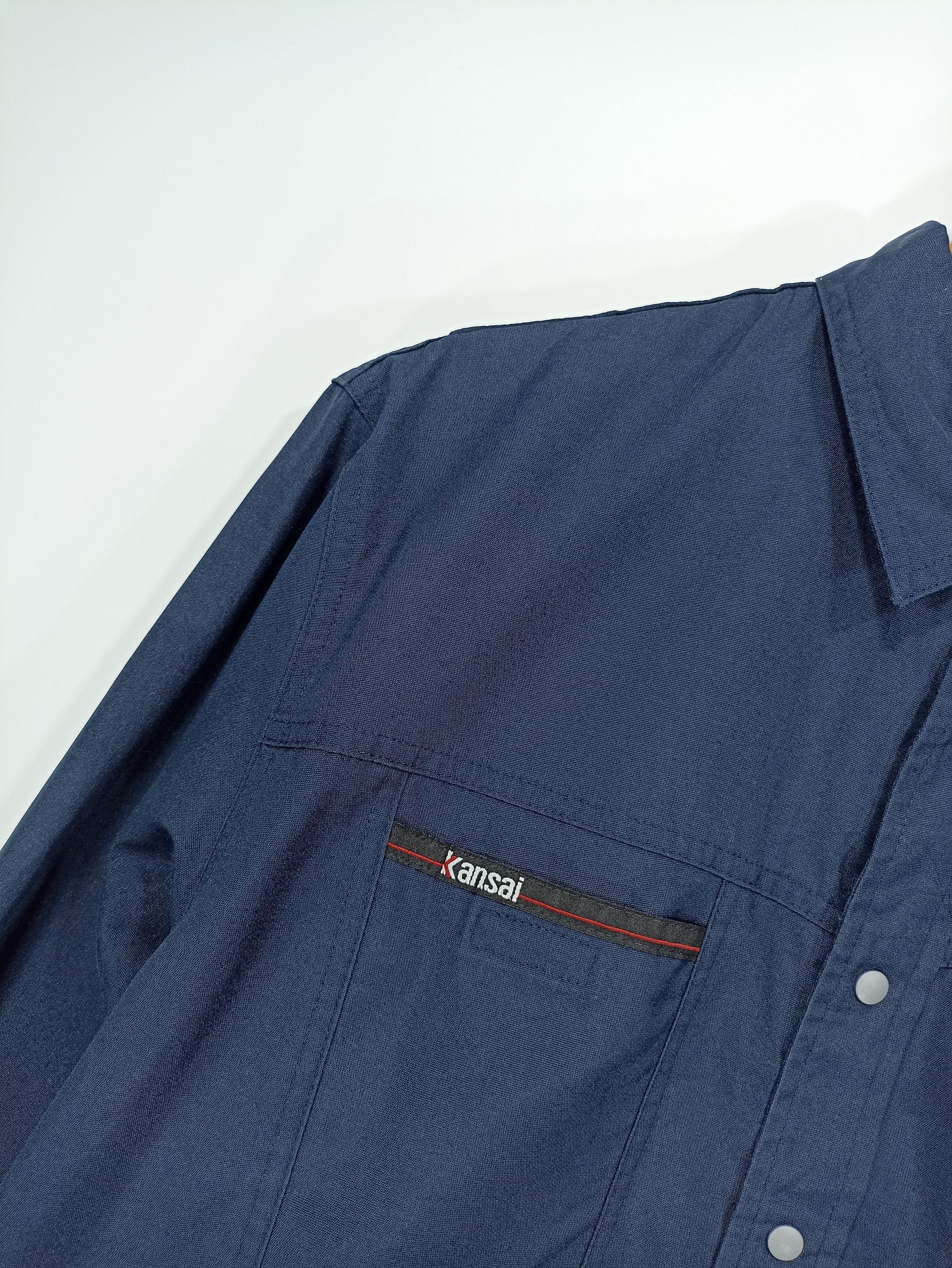 Japanese Brand × Kansai Yamamoto × Vintage Vintage kansai shirt snap button uniform Size US L / EU 52-54 / 3 - 6 Thumbnail