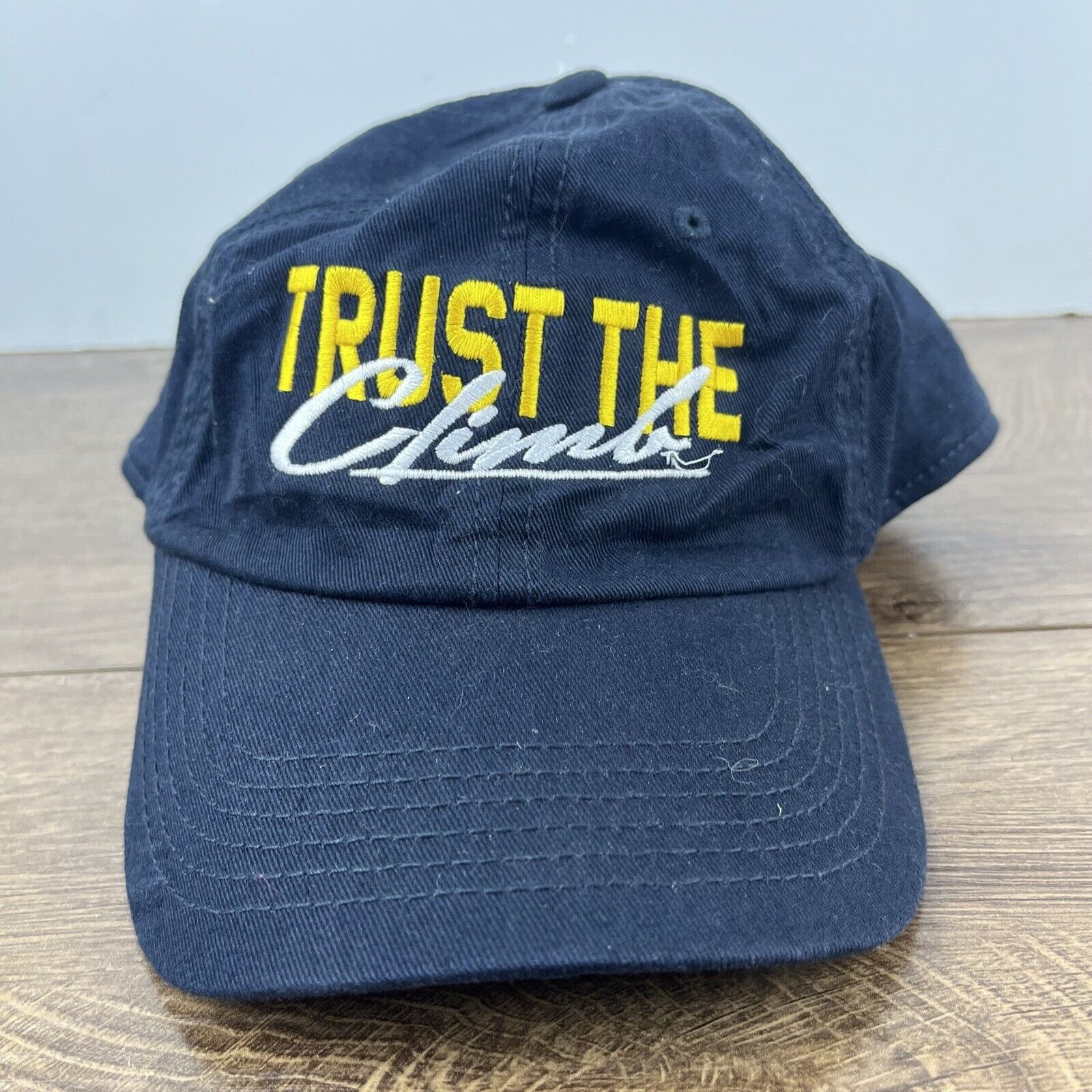 Other Wets Virginia Hat Trust the Climb Hat Blue Adjustable Hat Bl Size ONE SIZE - 4 Thumbnail