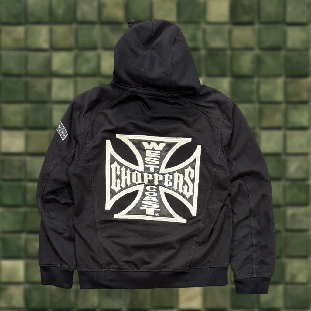 West Coast Choppers West Coast Choppers Zip Black Hoodie Iron Cross Logo Full Zip 3XL Mens Hoodie Long Sleeve Size US XXL / EU 58 / 5 - 1 Thumbnail