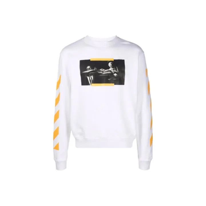 Off-White Off-White Caravaggio Graphic Crewneck Sweatshirt 0079 Size US M / EU 48-50 / 2 - 1 Thumbnail