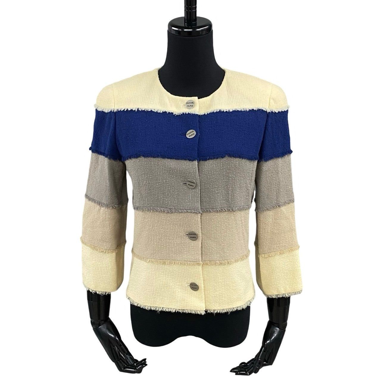 Chanel Chanel Blue Wool Size ONE SIZE - 1 Thumbnail