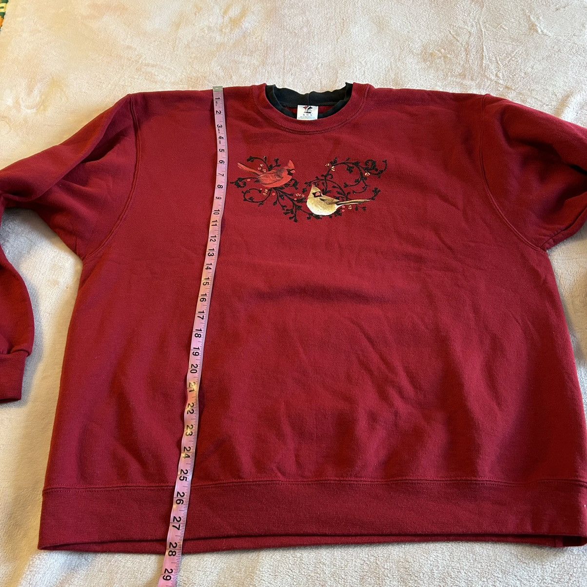 Jerzees Jerzees vintage cardinal red LS pullover sweatshirt XL Size XL / US 12-14 / IT 48-50 - 9 Thumbnail