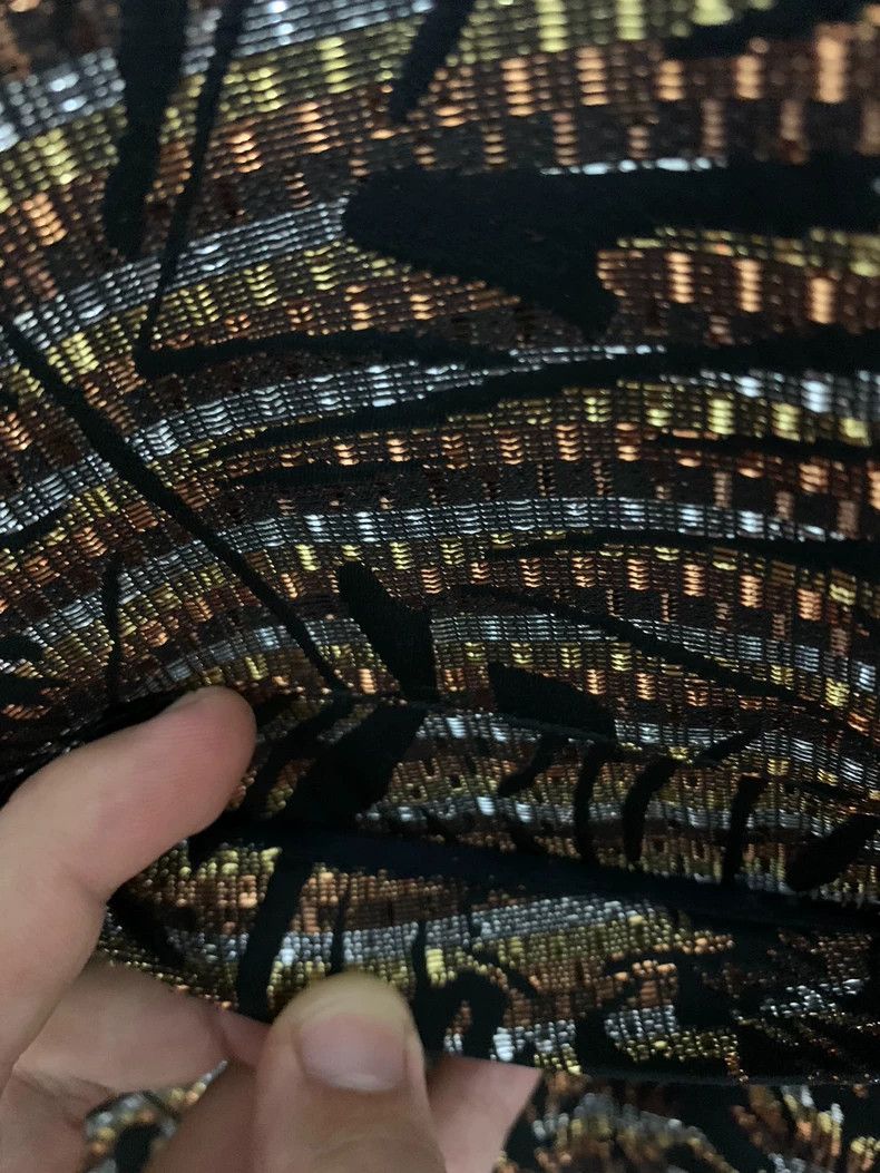 Saint Laurent Paris Saint Laurent Paris 18ss Standing Collar Gold Maple Leaf Ja Size US M / EU 48-50 / 2 - 5 Thumbnail