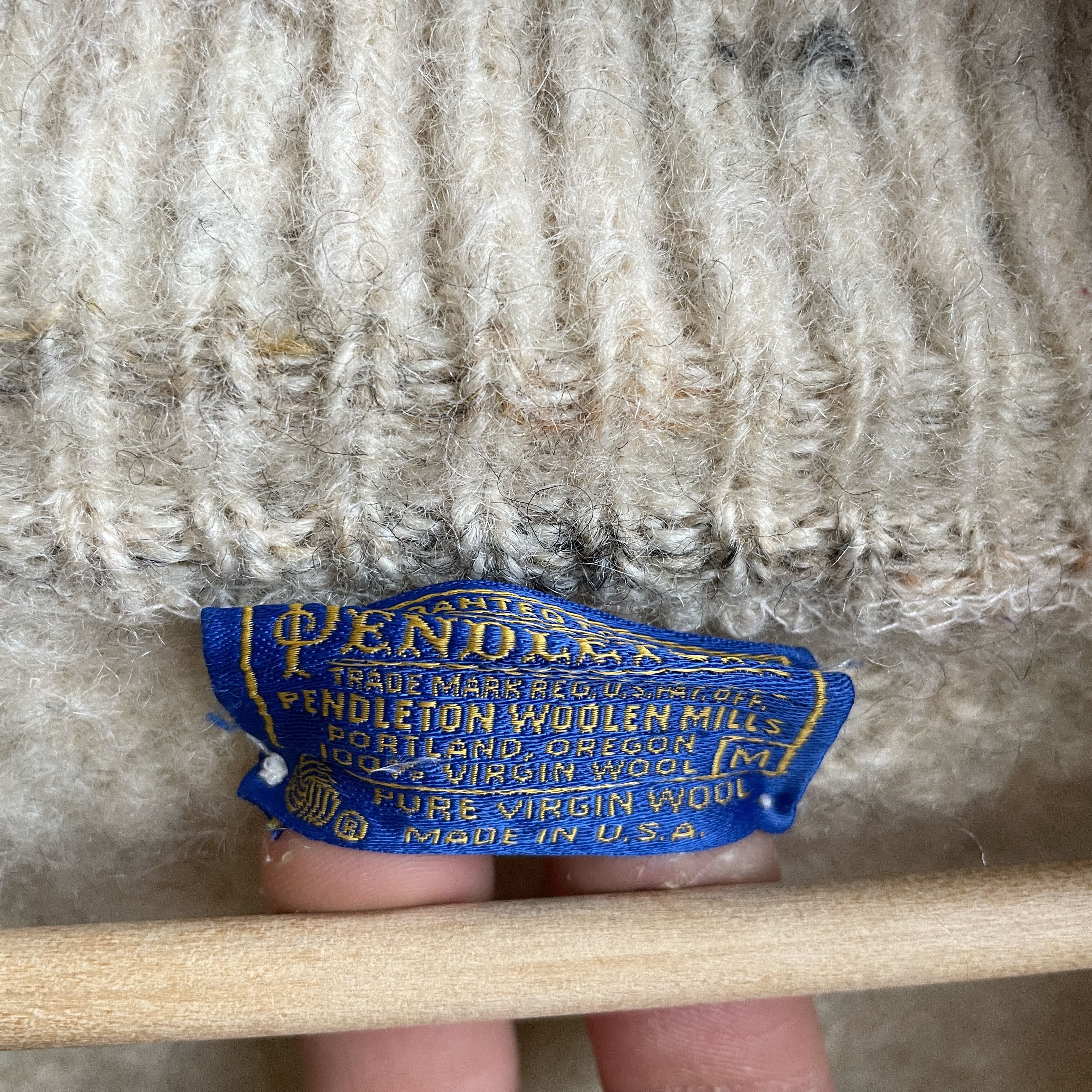 Pendleton Pendleton Vintage 70's Made in USA Wool Cowichan Sweater Size US XS / EU 42 / 0 - 8 Thumbnail