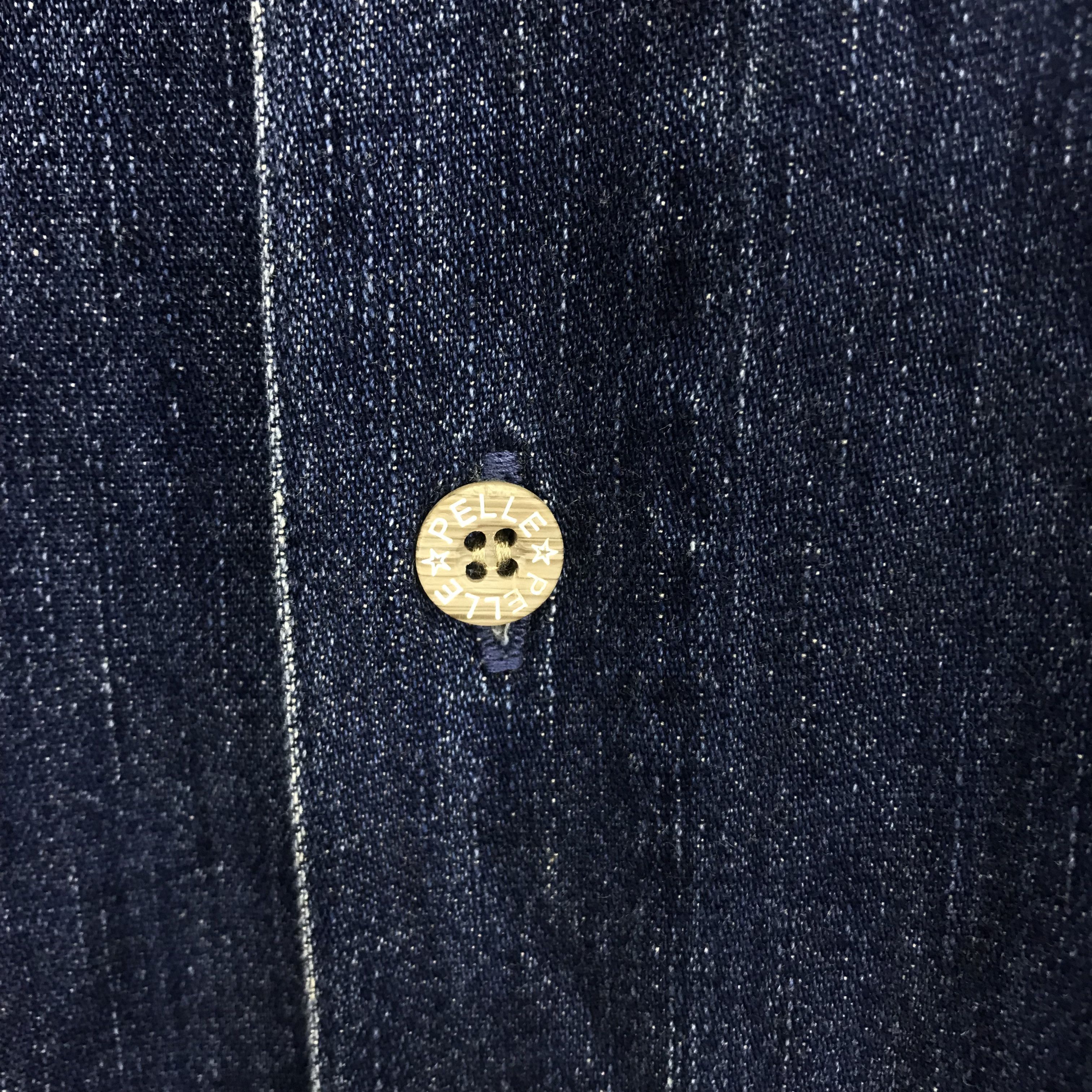 Marc Buchanan Vintage Pelle Pelle Marc Buchanan Indigo Blue Jeans Hip Hop Size US L / EU 52-54 / 3 - 6 Thumbnail