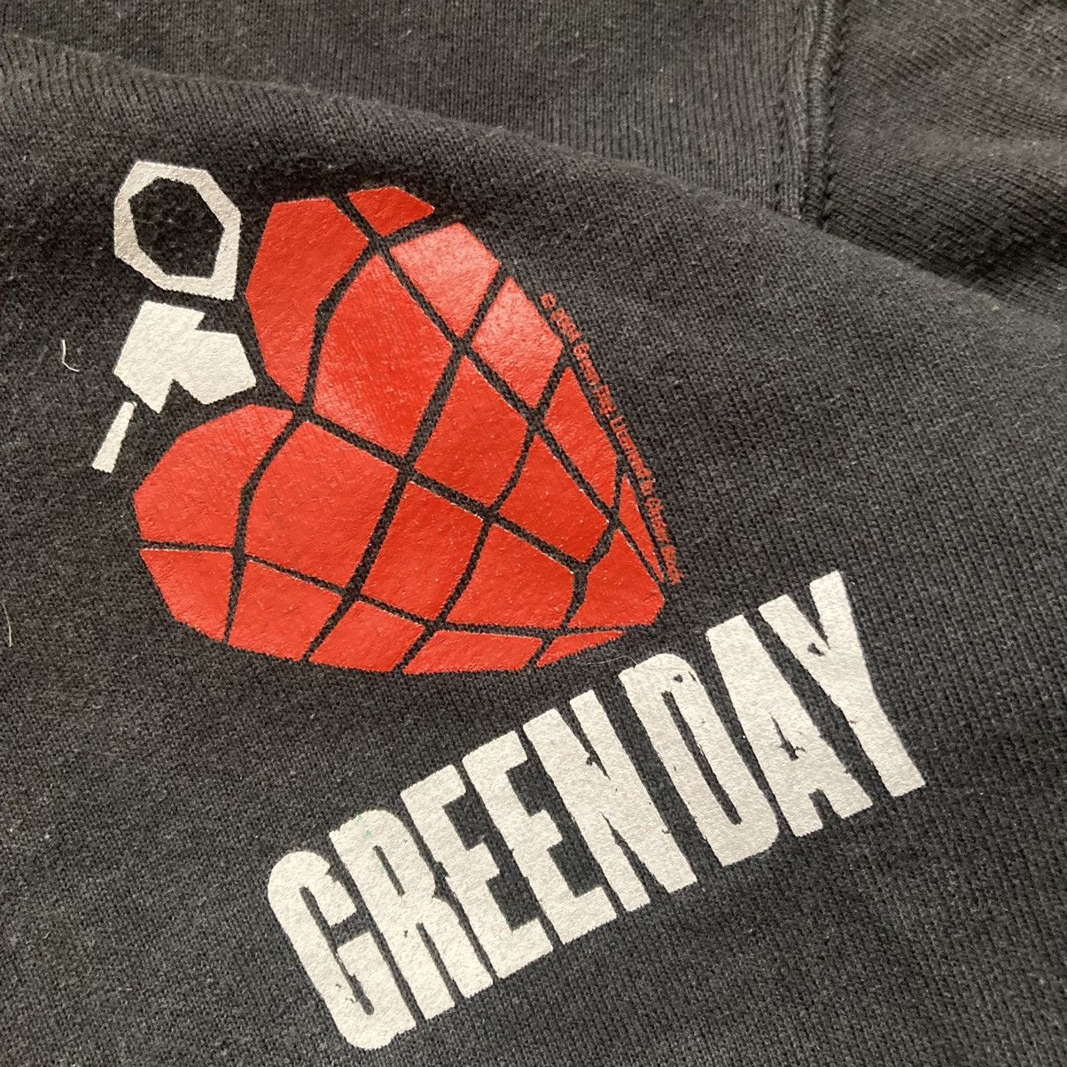 Band Tees × Hysteric Glamour × Vintage Vintage Zip Hoodie Green Day 2004 Size US S / EU 44-46 / 1 - 2 Thumbnail