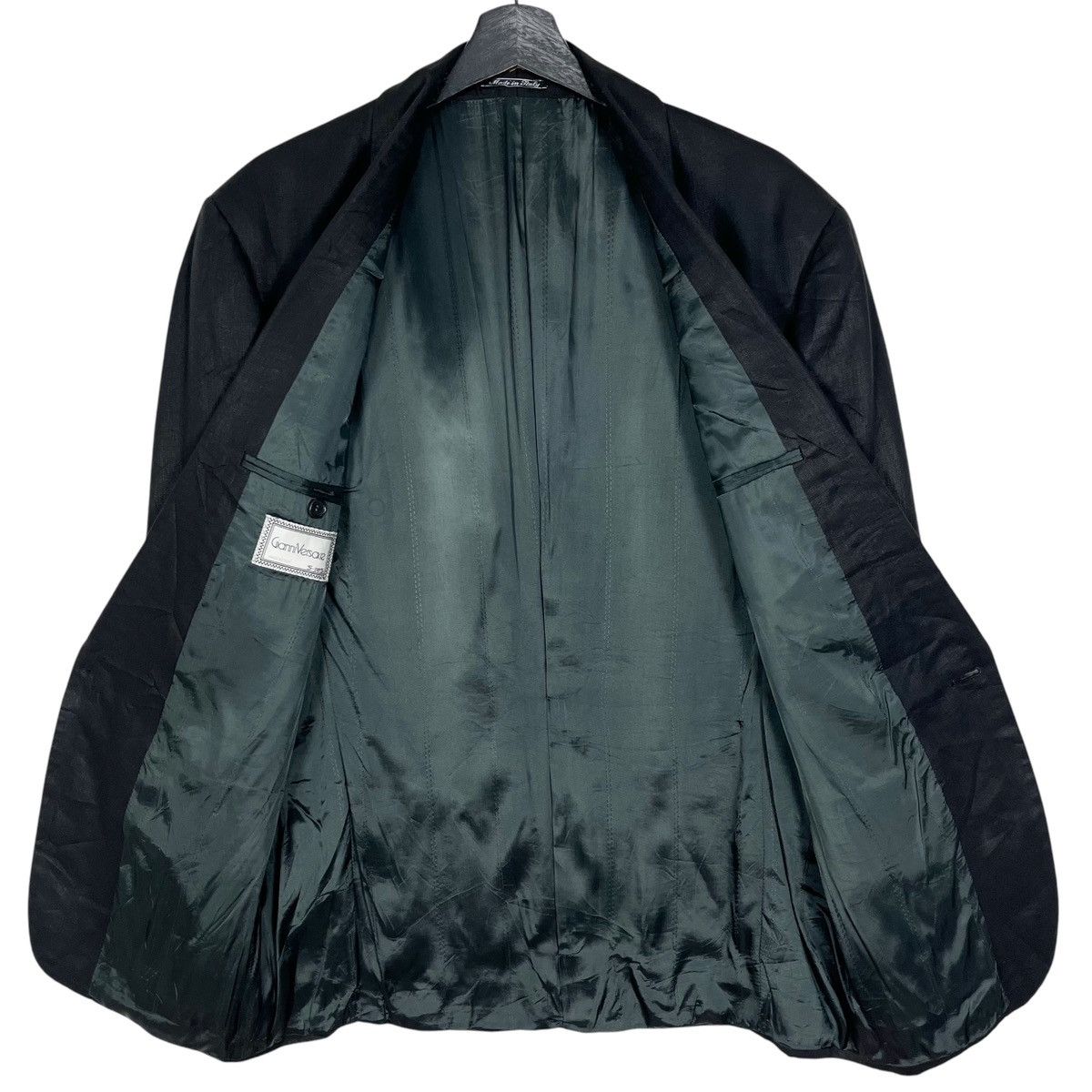 Versace × Vintage Vintage Gianni Versace Rayon Blazer Jacket Size US L / EU 52-54 / 3 - 5 Thumbnail