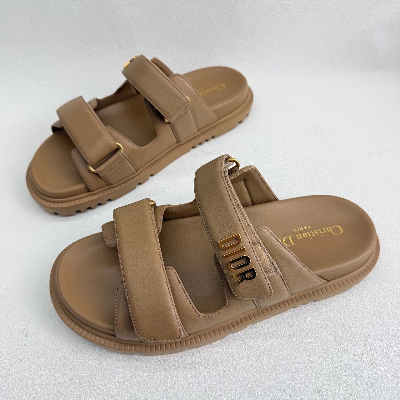 Dior Dior Casual Gold Sandals us_8-5 Women Size US 8.5 / IT 38.5 - 1 Thumbnail