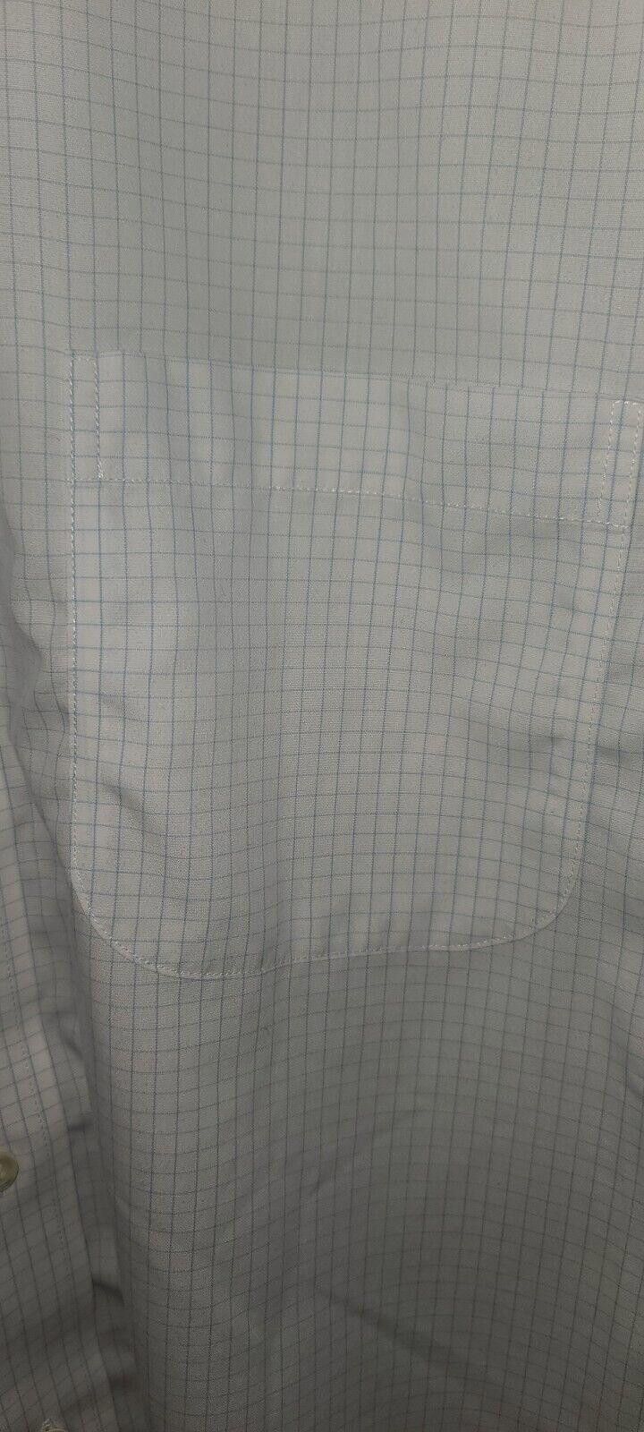 Brooks Brothers Brooks Brothers Shirt Men 15 1/2-35 White Blue Non-Iron Size 38R - 2 Thumbnail
