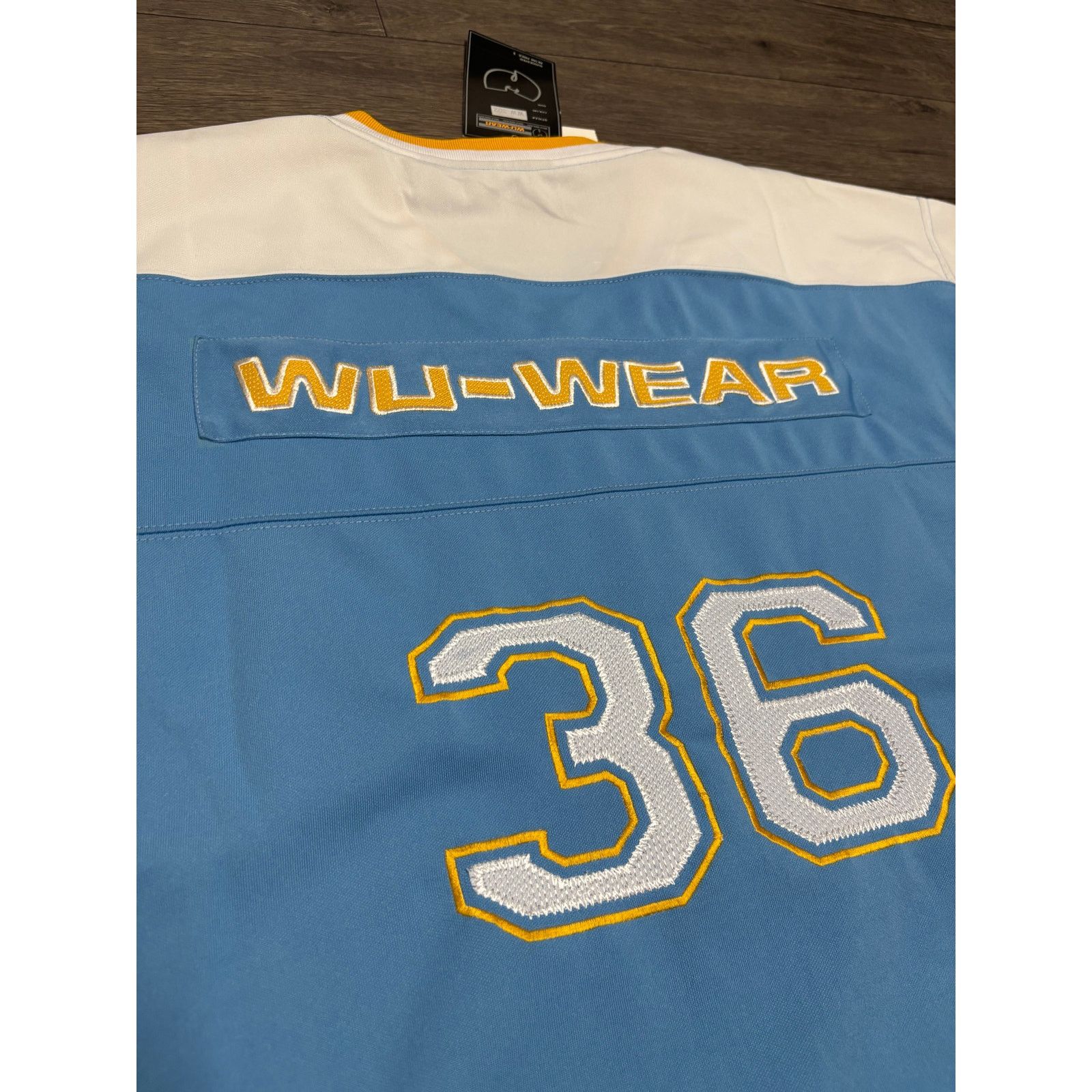 Vintage × Wu-Tang Clan Vintage Wu Wear Football Jersey #36 Chambers Sz XL Blue Size US XL / EU 56 / 4 - 9 Thumbnail