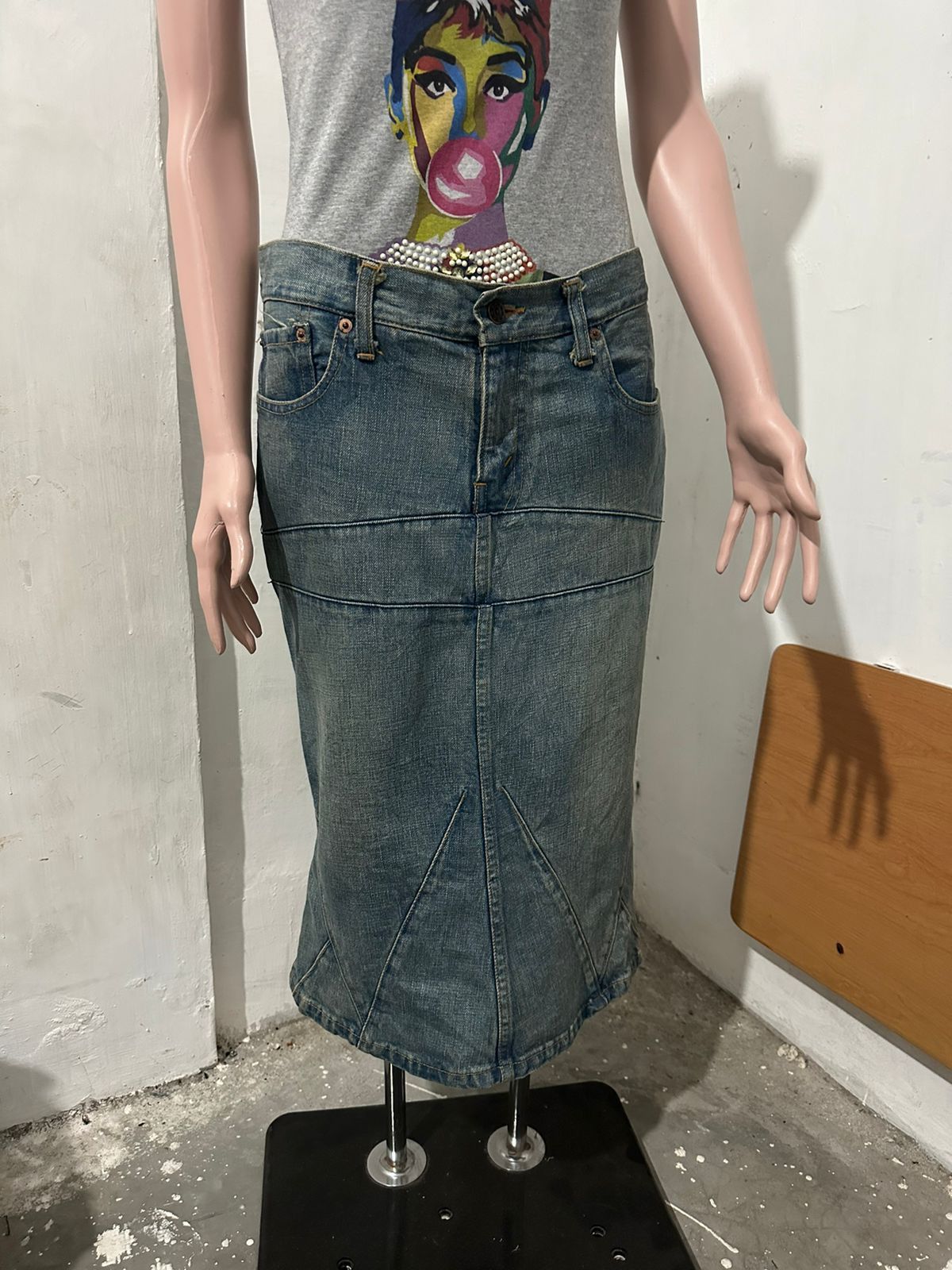 Comme des Garcons × Junya Watanabe 🔥Junya Watanabe Comme Des Garcons FW 2004 Mermaid Skirt Size 30" / US 8 / IT 44 - 16 Thumbnail