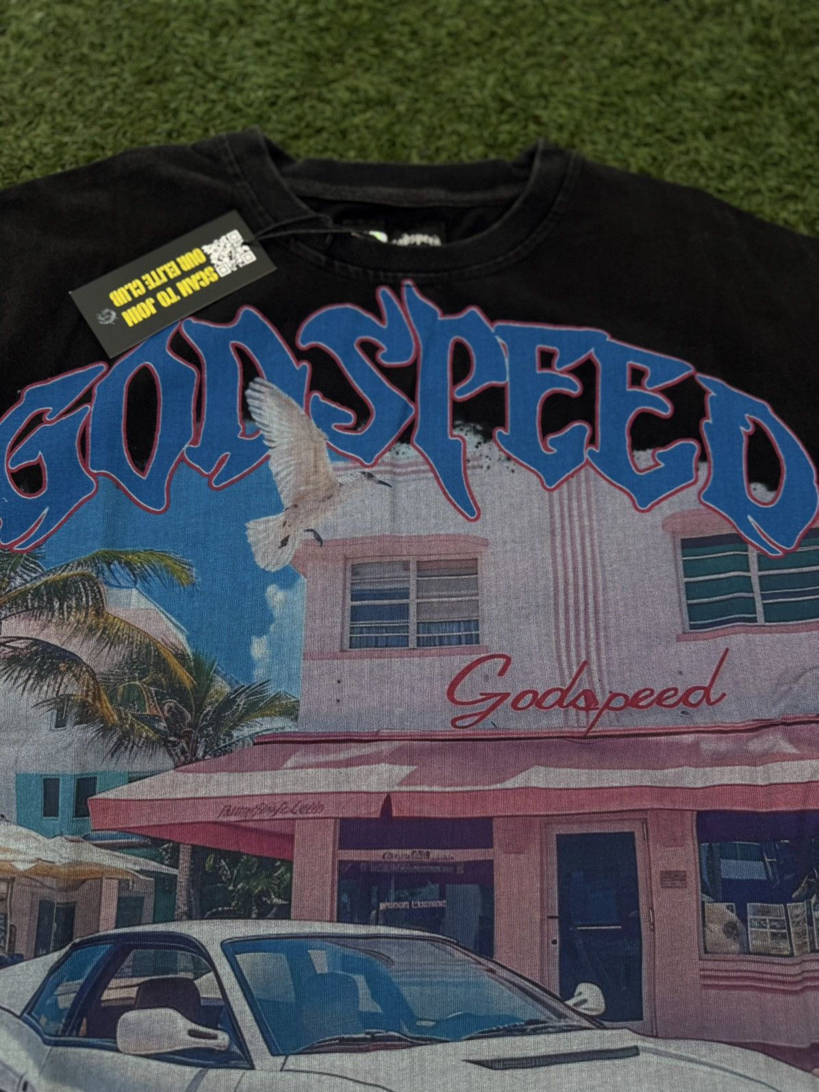 Godspeed Godspeed Black Miami Car Tee Shirt Size M (NEW) Size US M / EU 48-50 / 2 - 6 Thumbnail