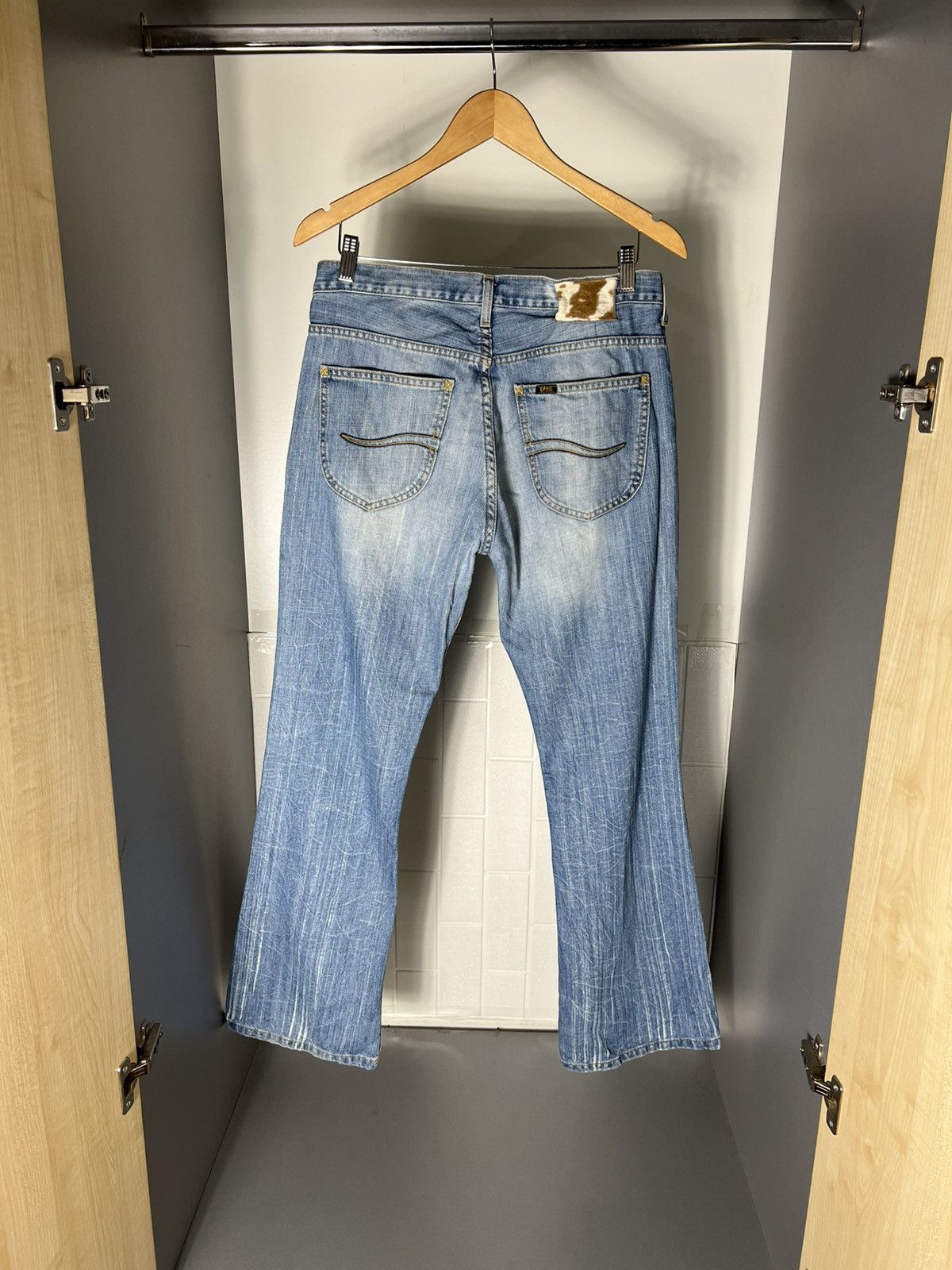 Lee VINTAGE LEE PREMIUM QUALITY BAGGY JEANS DENIM RETRO Y2K 90s Size US 32 / EU 48 - 1 Thumbnail